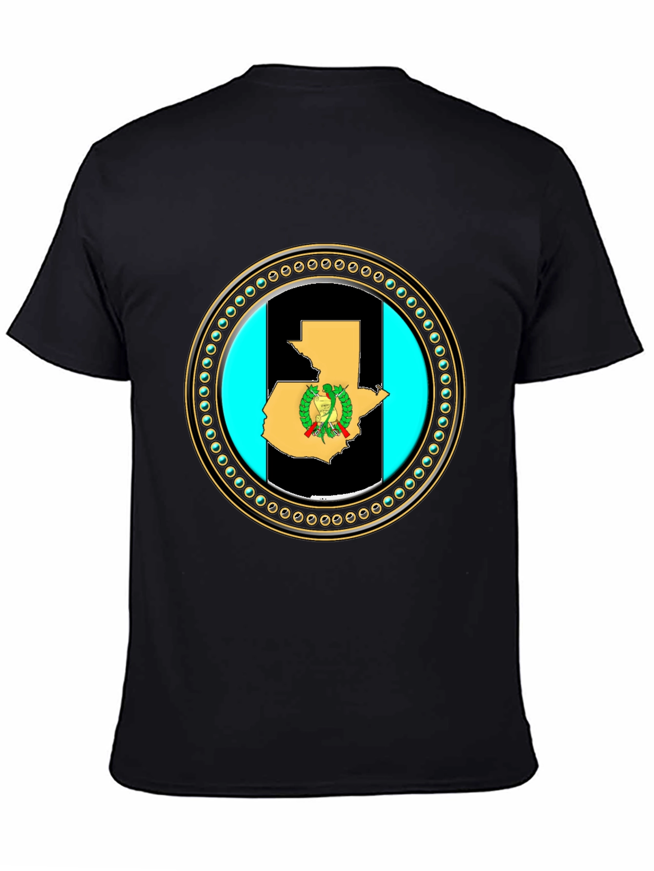 Guatemala Flag Map T-Shirt