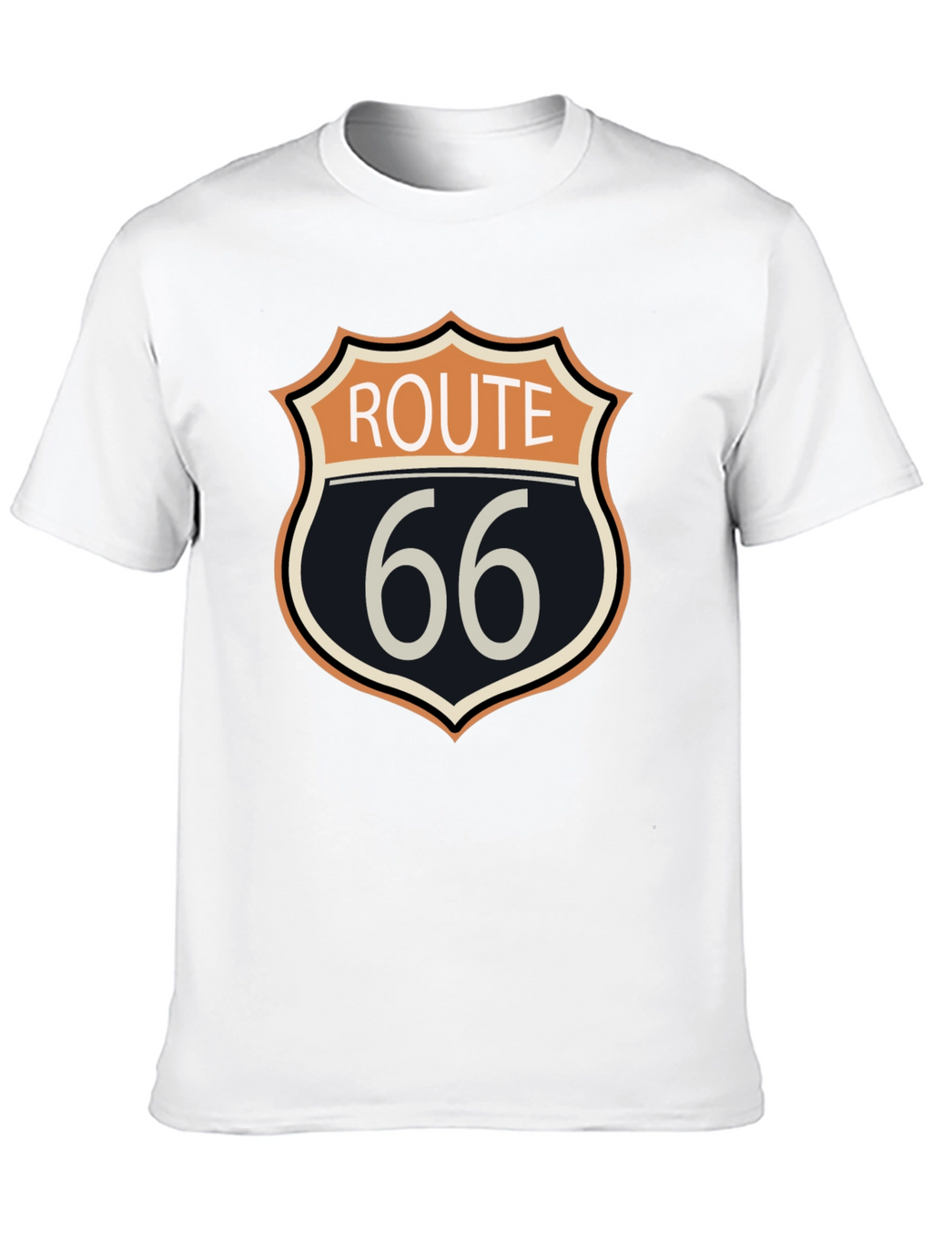 Route 66 Graphic T-Shirt - Classic Americana Design