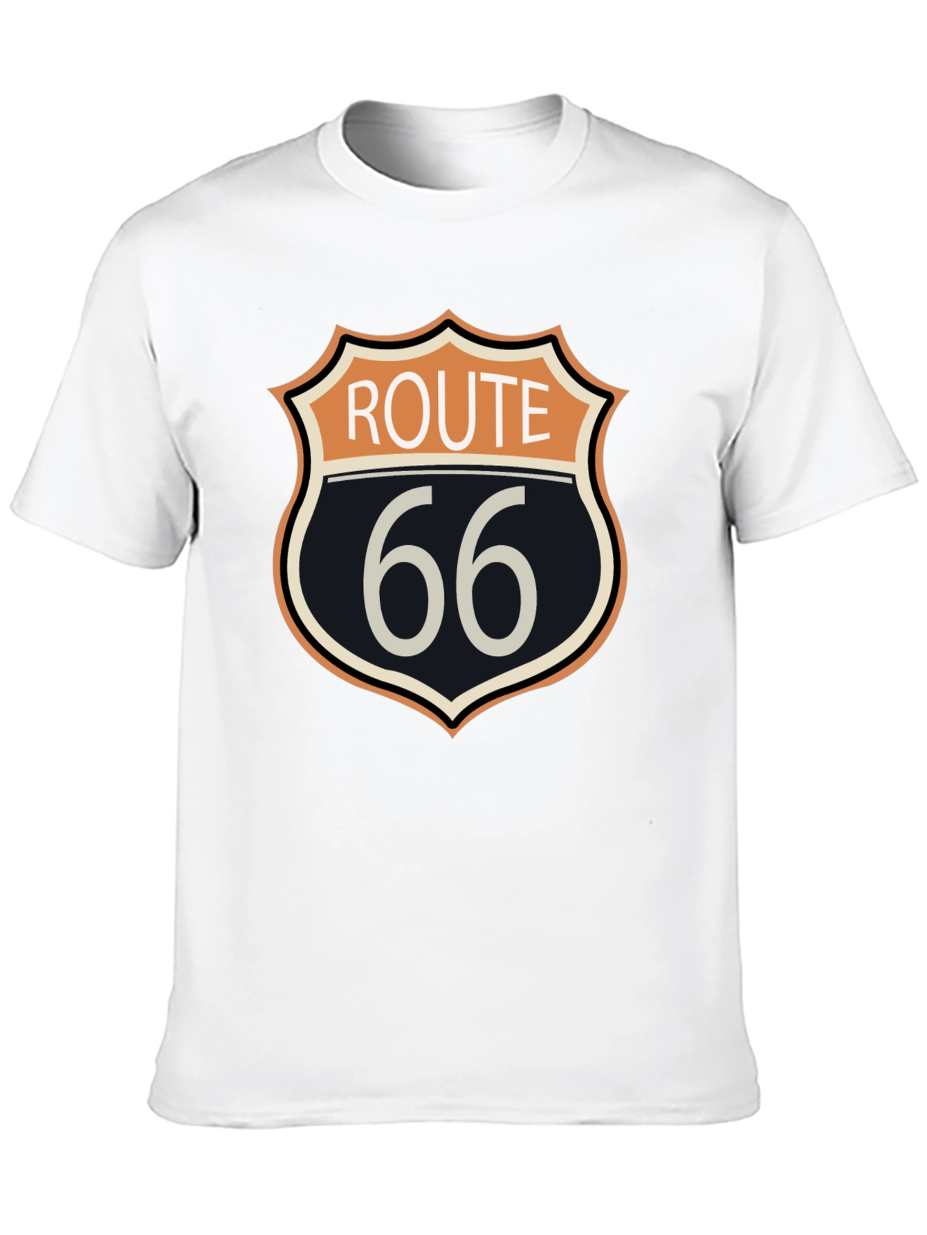 Route 66 Graphic T-Shirt - Classic Americana Design