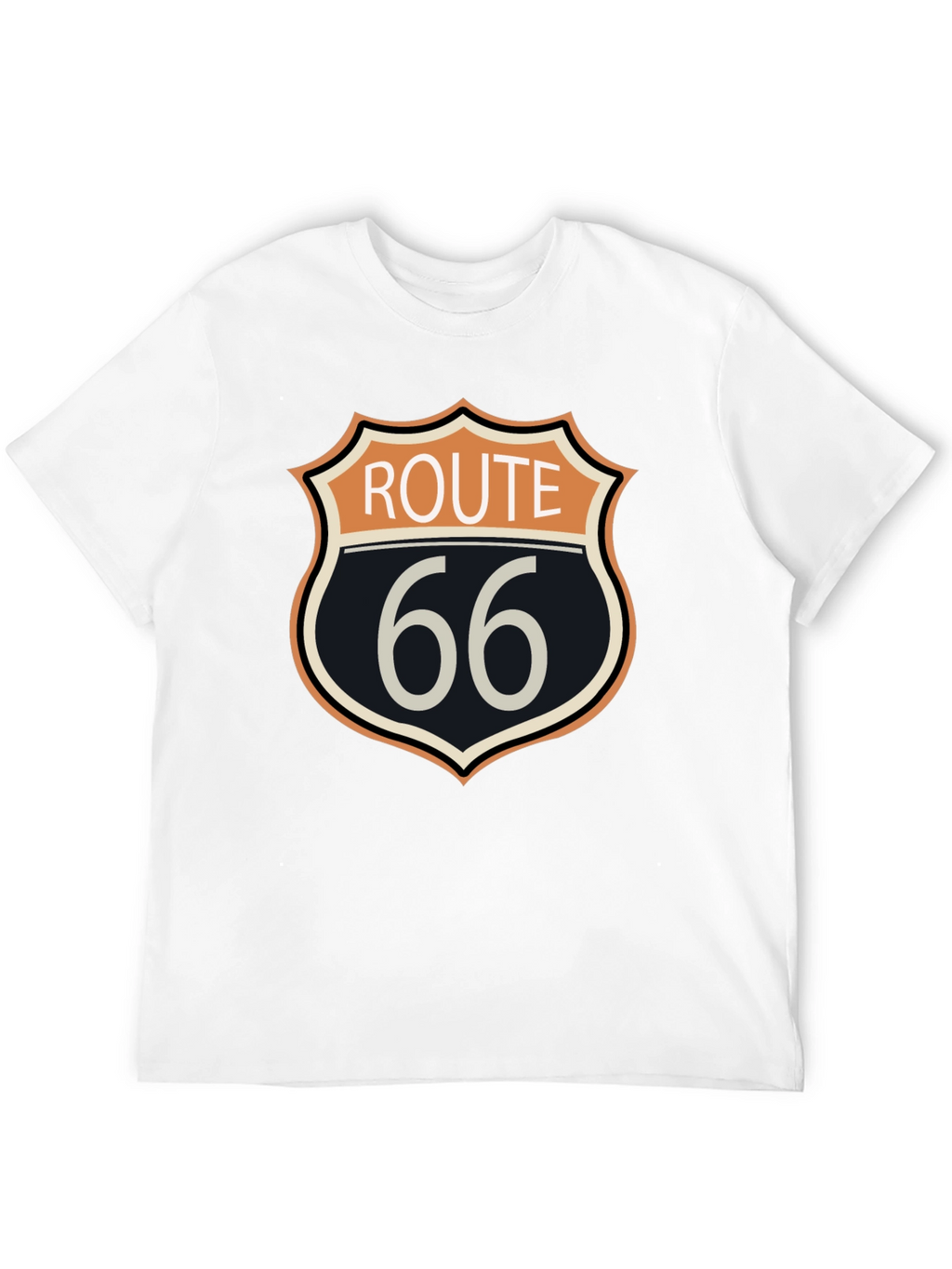 Route 66 Graphic T-Shirt - Classic Americana Design