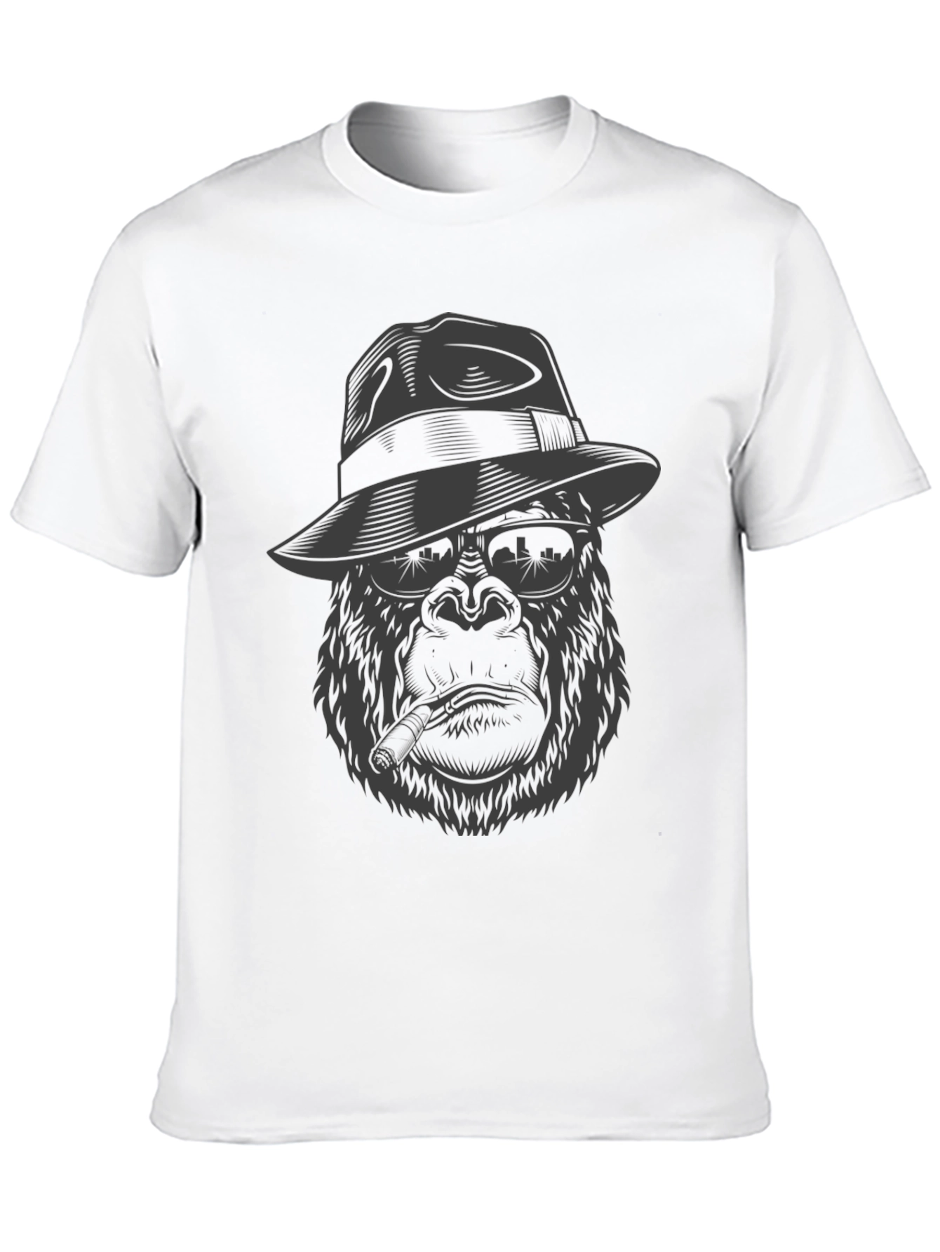 Gangster Gorilla Graphic Tee - Cool & Unique Design