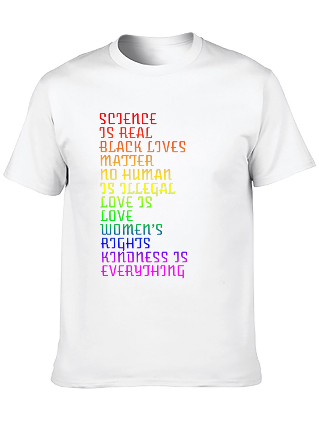 Science is Real Black Lives Matter LGBTQ+ T-Shirt