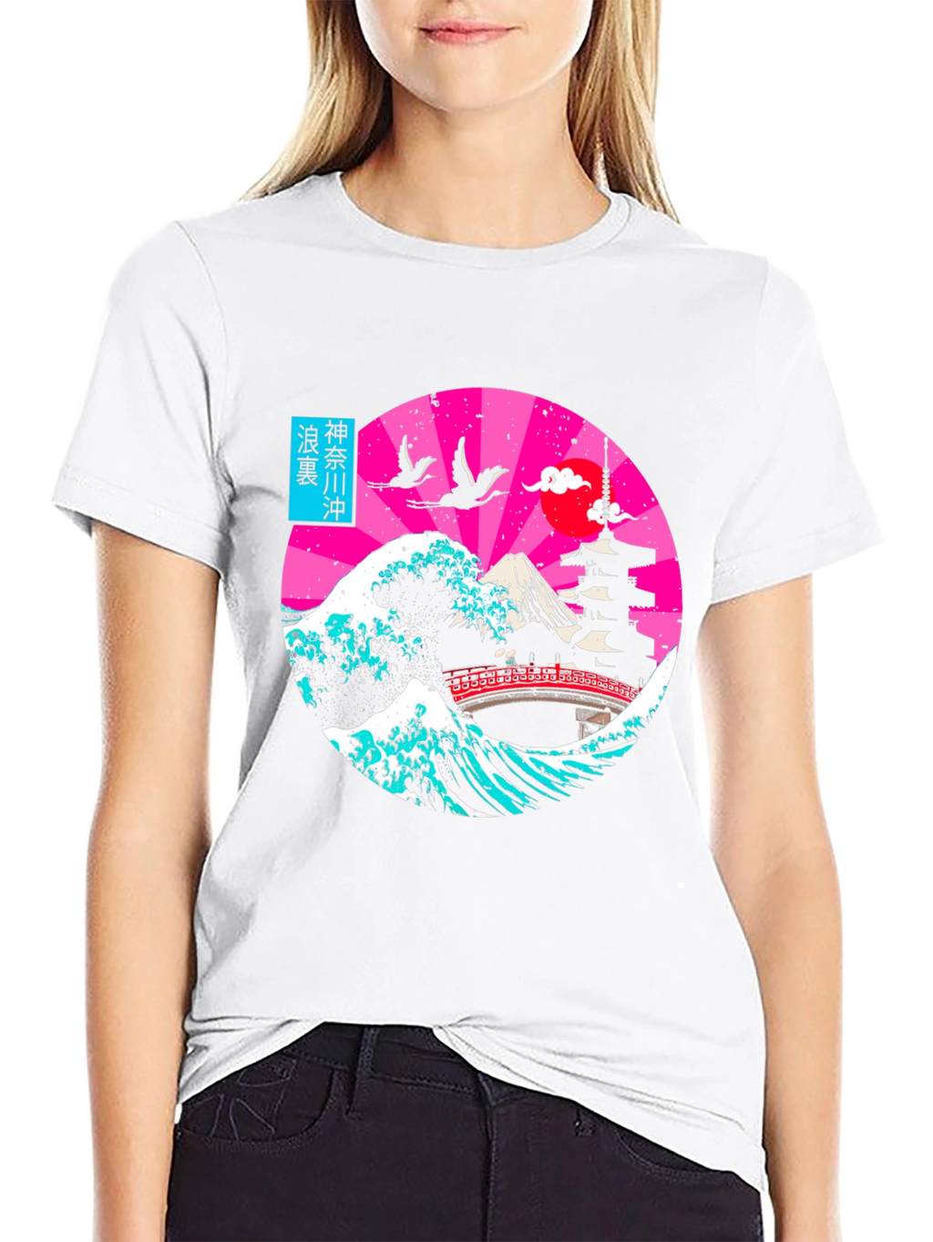 Japanese Wave T-Shirt |  Retro Graphic Tee