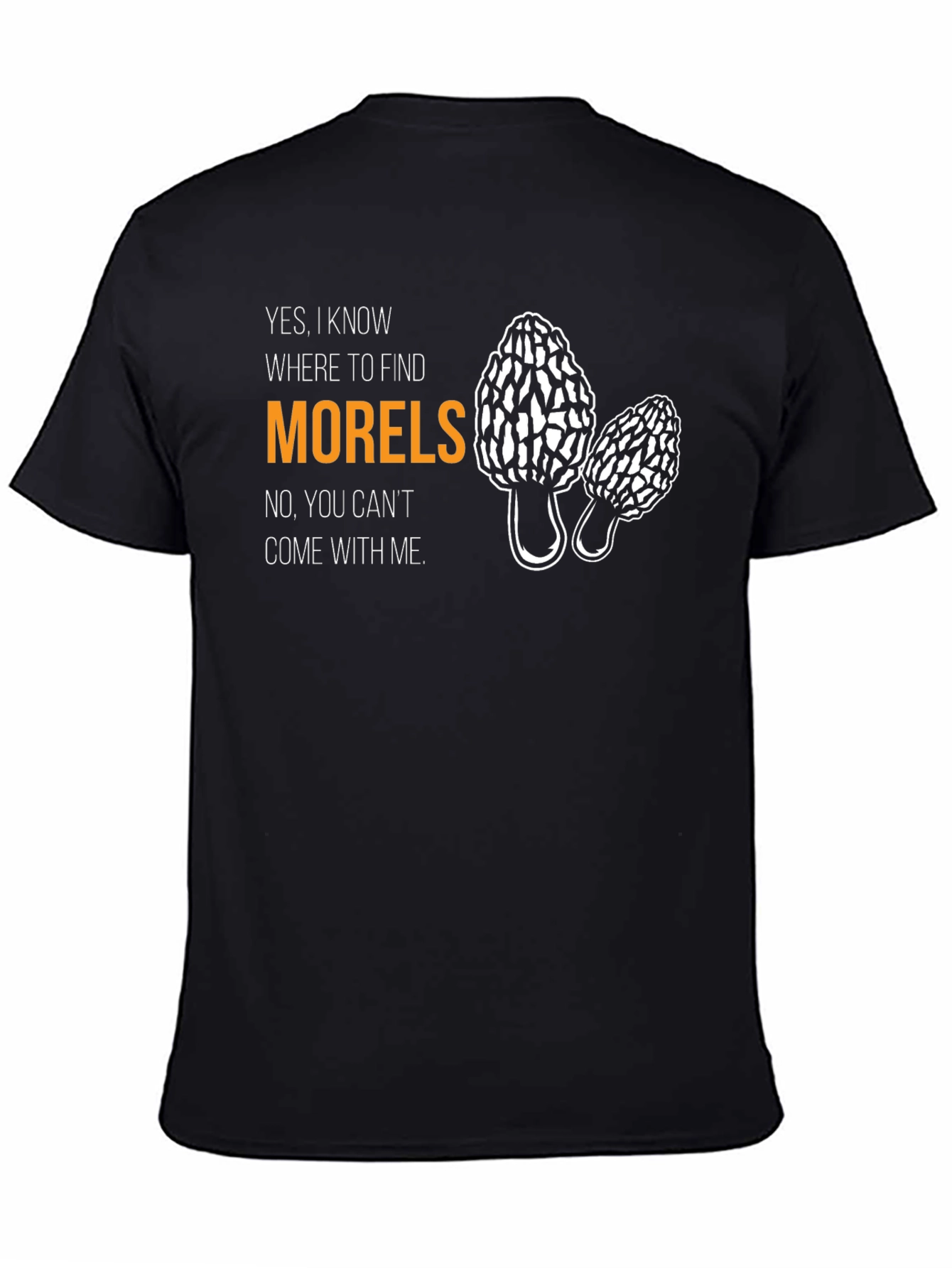 Morel Mushroom Hunter Graphic T-Shirt