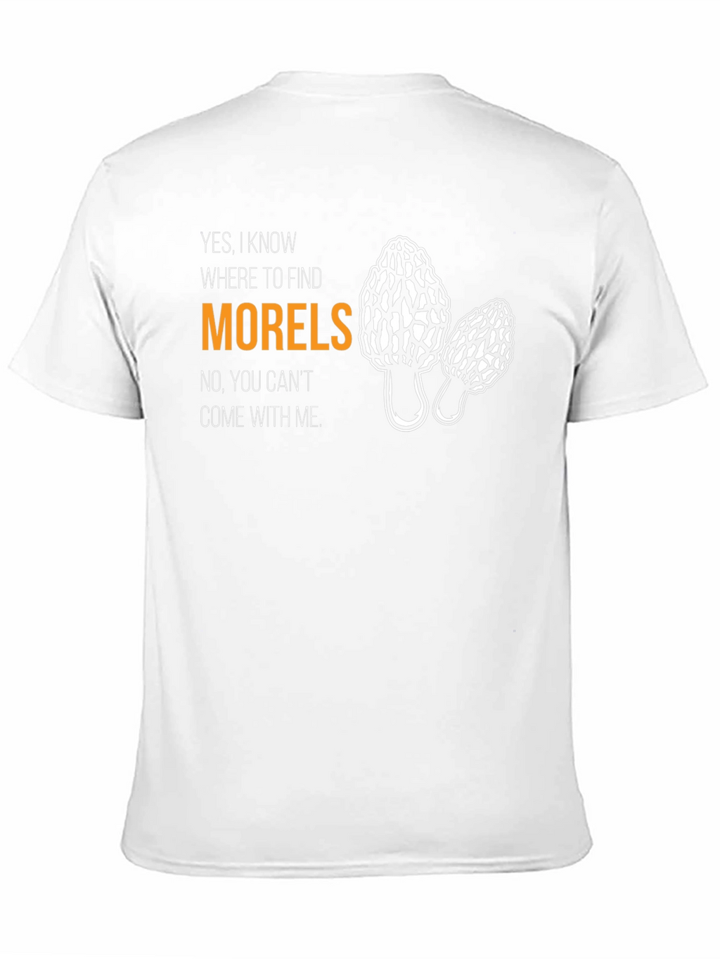 Morel Mushroom Hunter Graphic T-Shirt