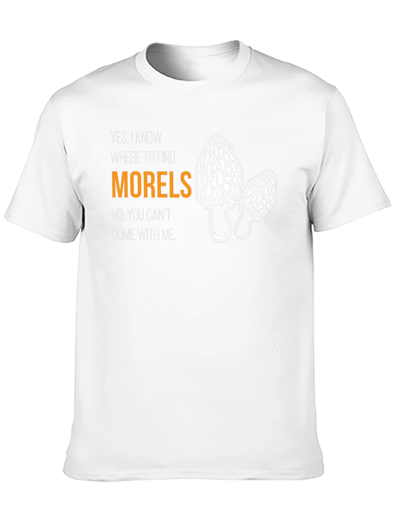 Morel Mushroom Hunter Graphic T-Shirt