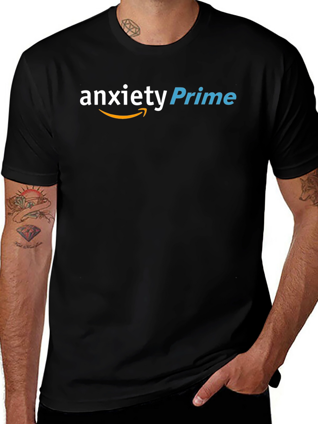 Anxiety Prime Black T-Shirt