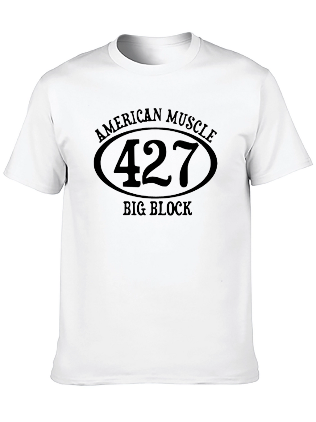 American Muscle 427 Big Block Black T-Shirt