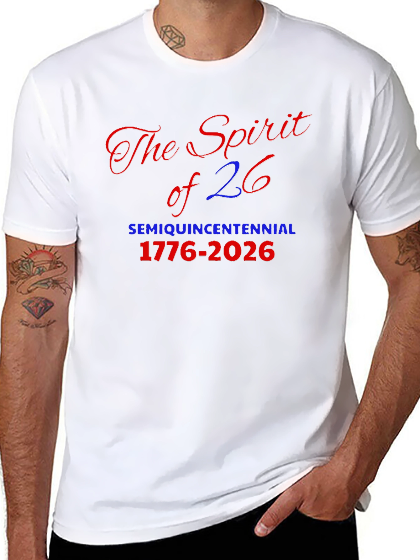 Spirit of 26 Semiquincentennial Tee