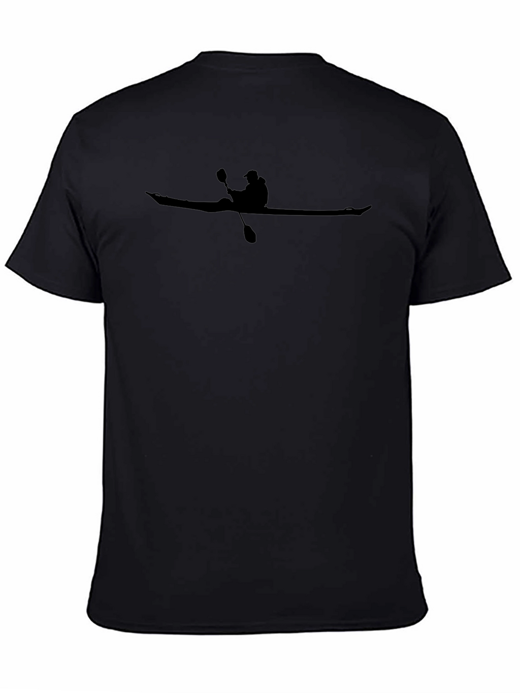Kayak Silhouette Black T-Shirt