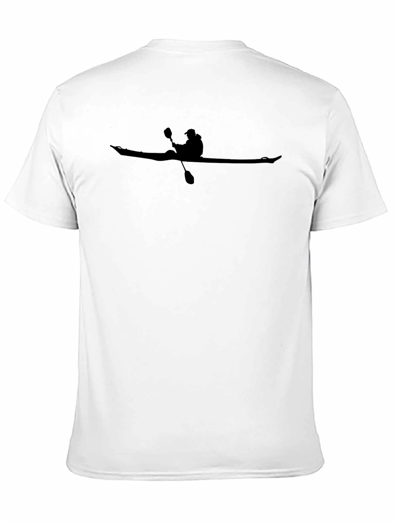 Kayak Silhouette Black T-Shirt
