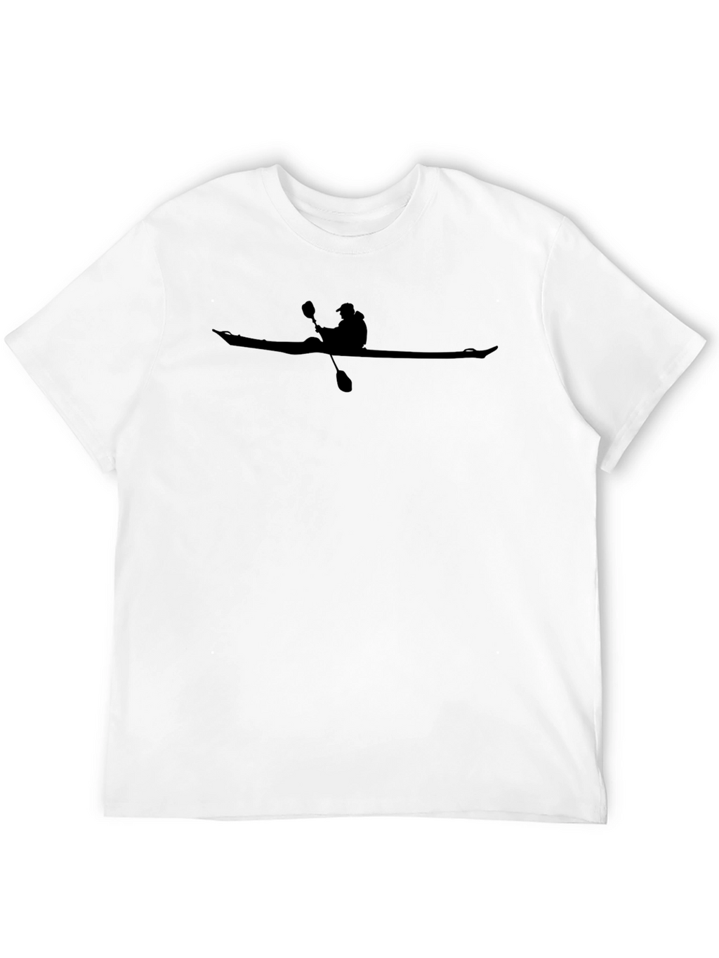 Kayak Silhouette Black T-Shirt
