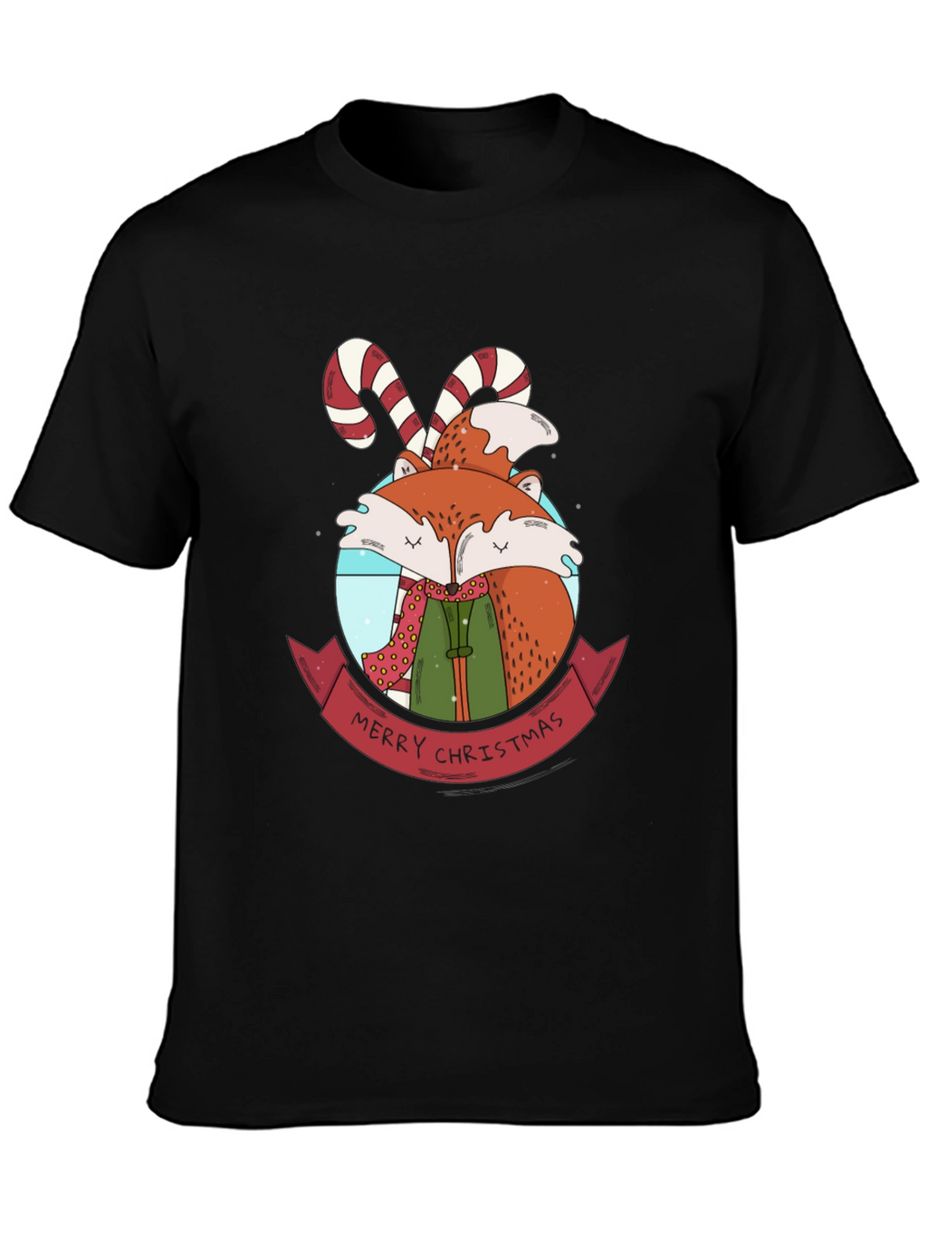 Festive Fox Christmas T-Shirt