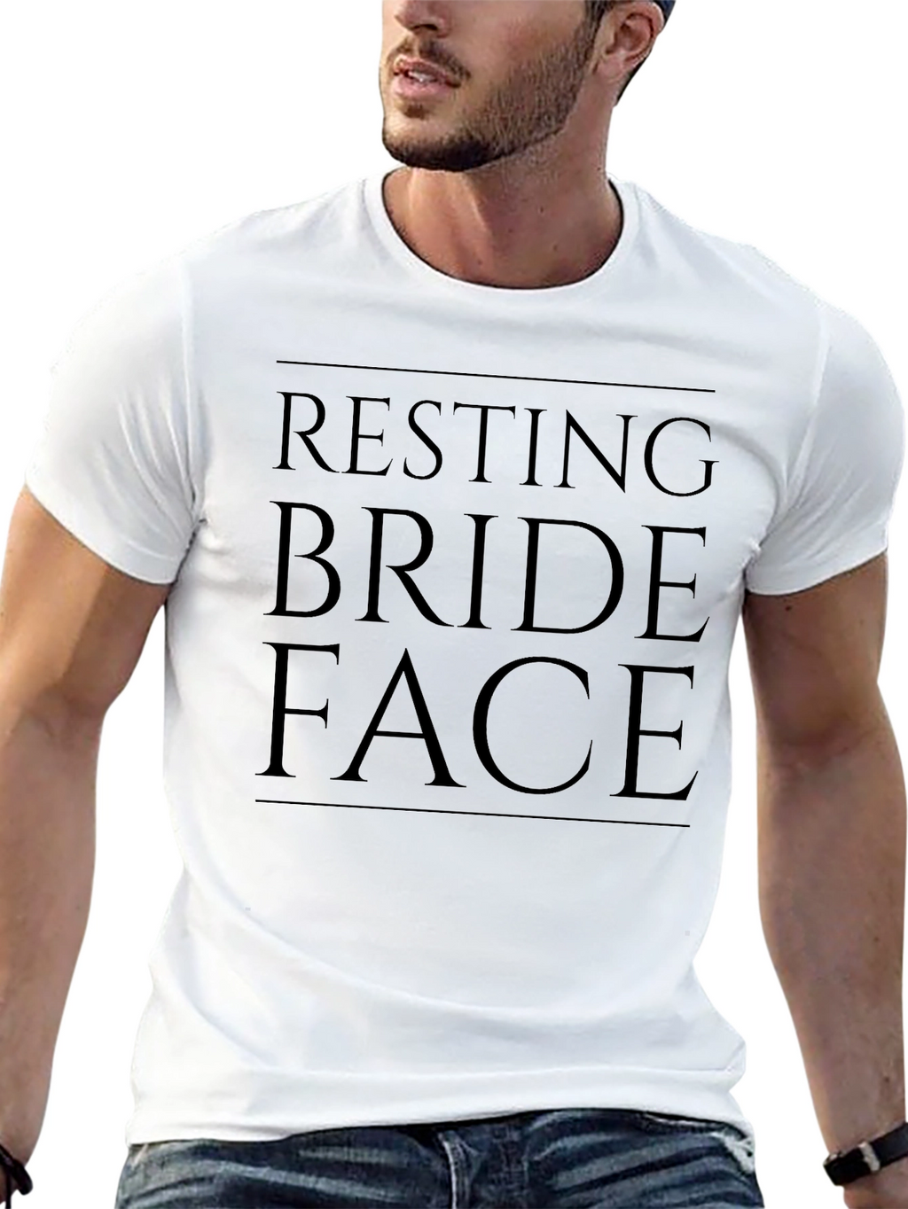 Resting Bride Face T-Shirt - Funny Bridal Tee