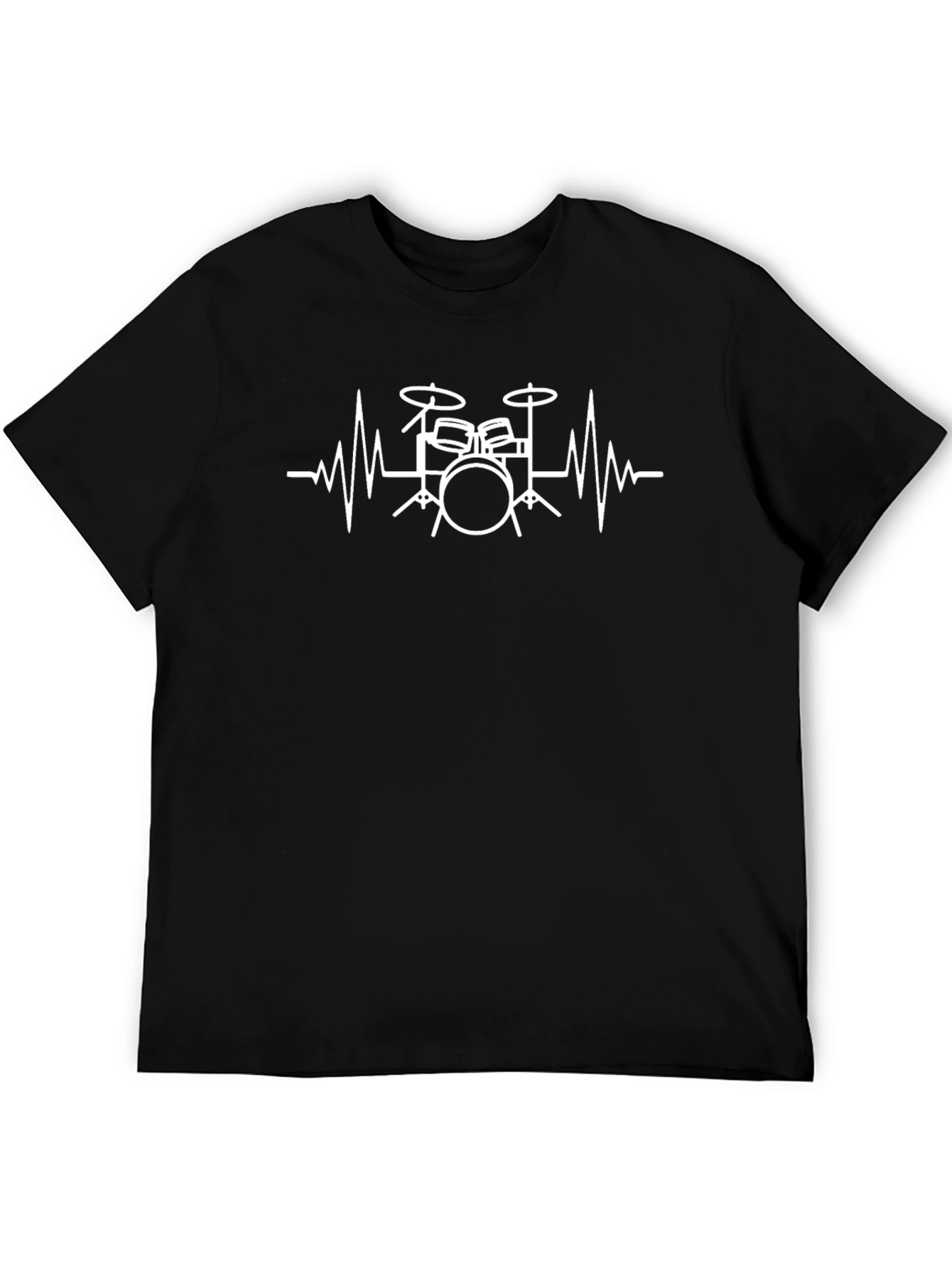 Drum Heartbeat T-Shirt - Musician Graphic Tee