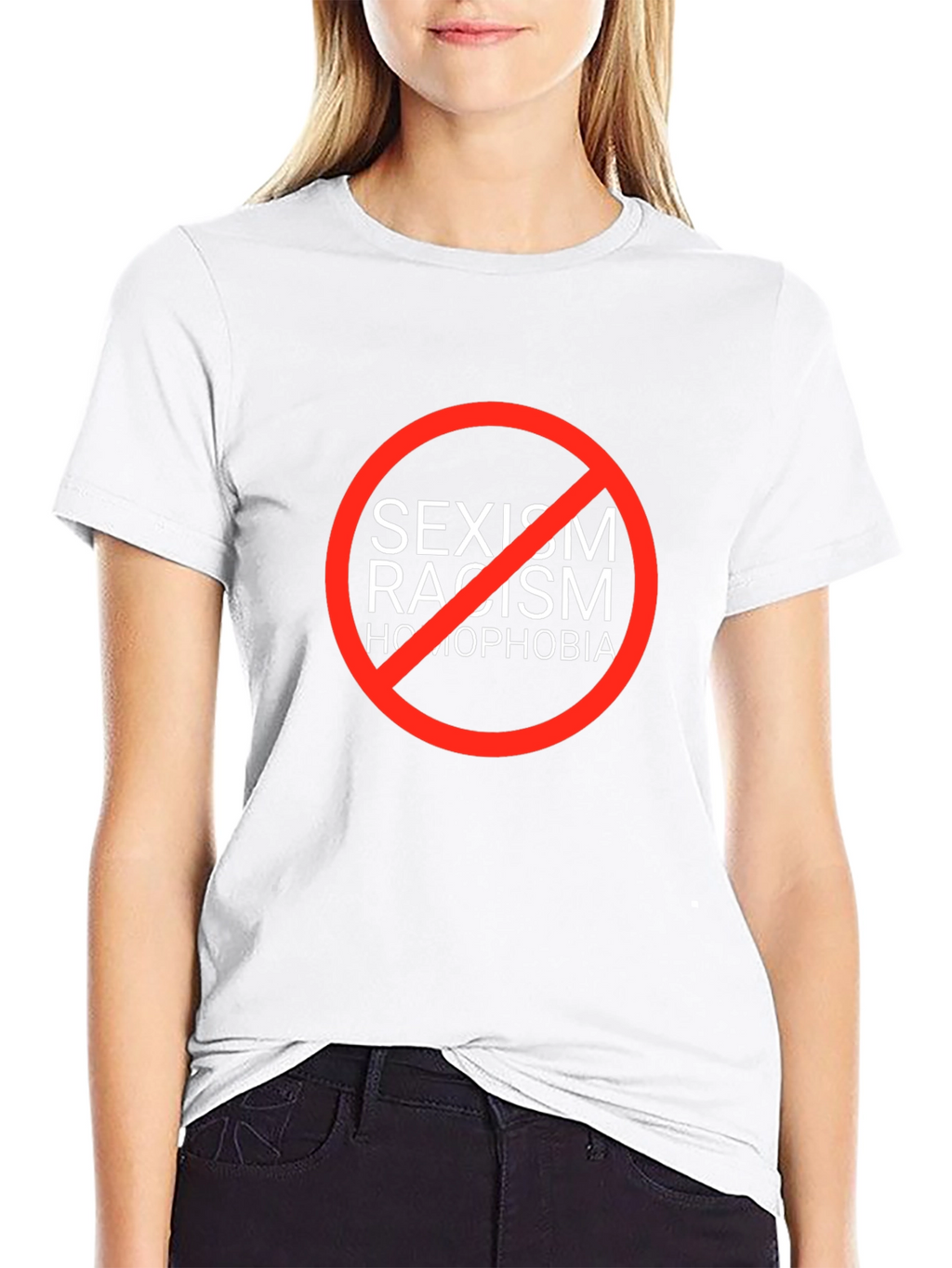 Equality T-Shirt: No Sexism Racism Homophobia