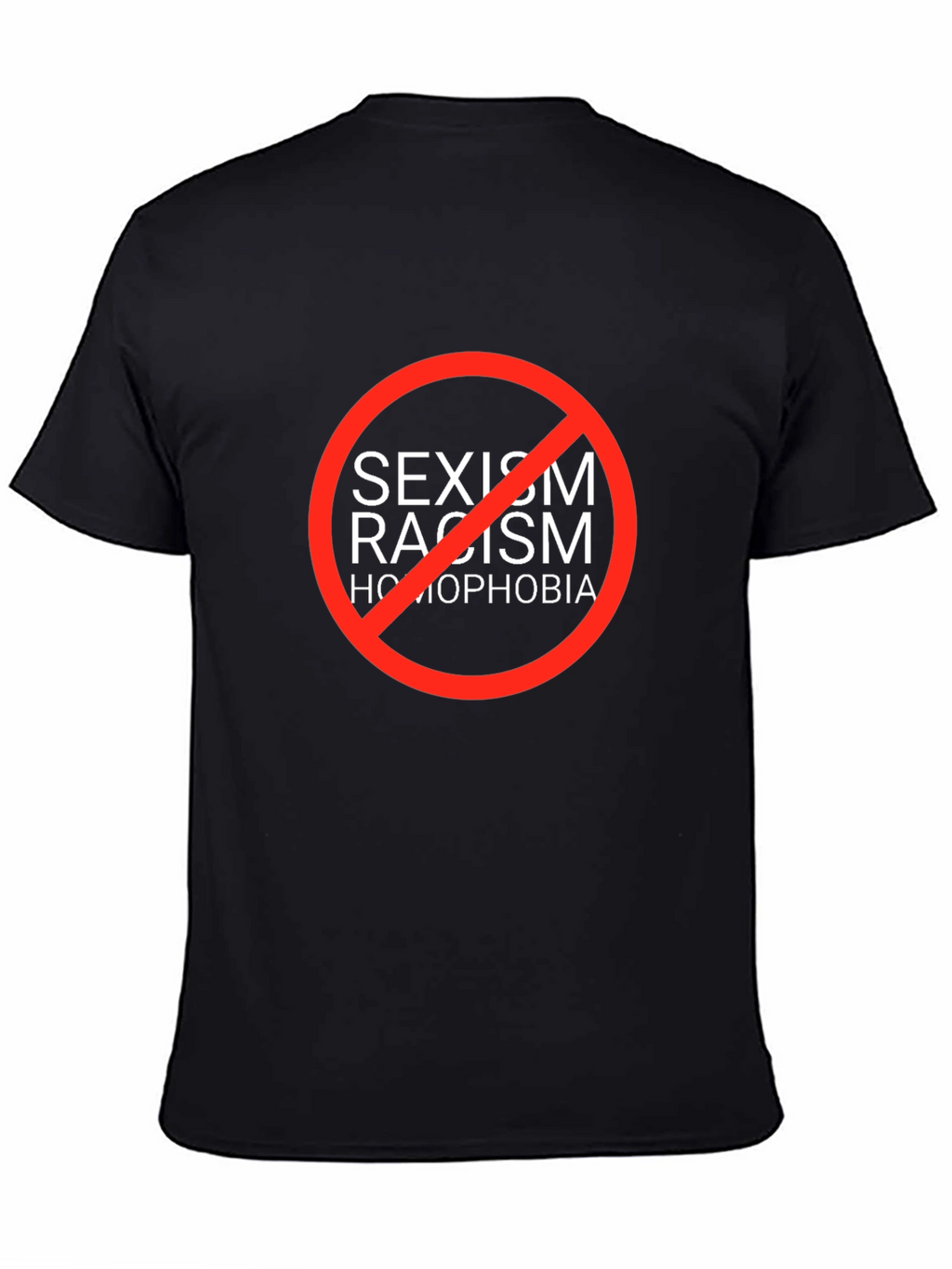 Equality T-Shirt: No Sexism Racism Homophobia