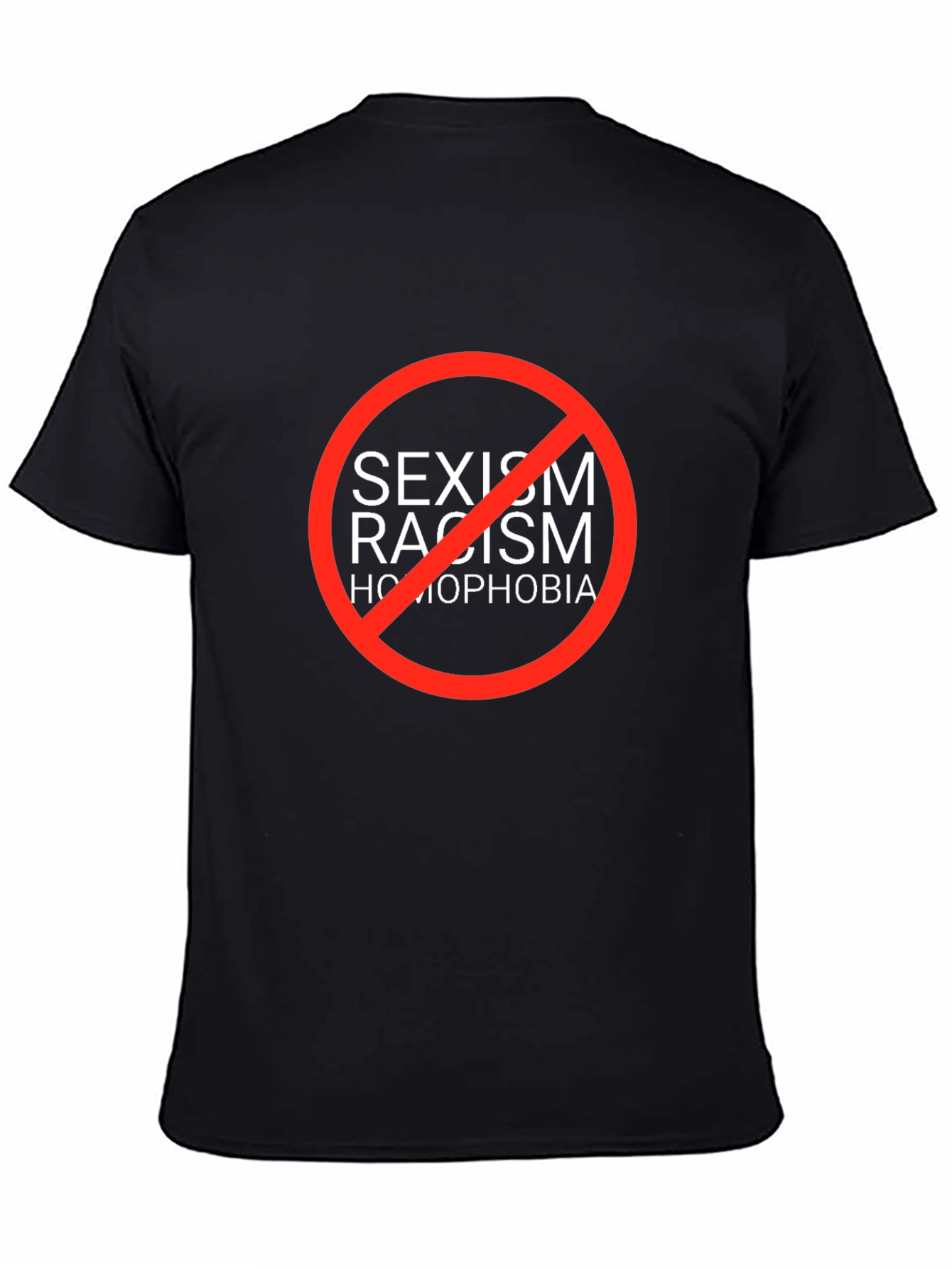 Equality T-Shirt: No Sexism Racism Homophobia