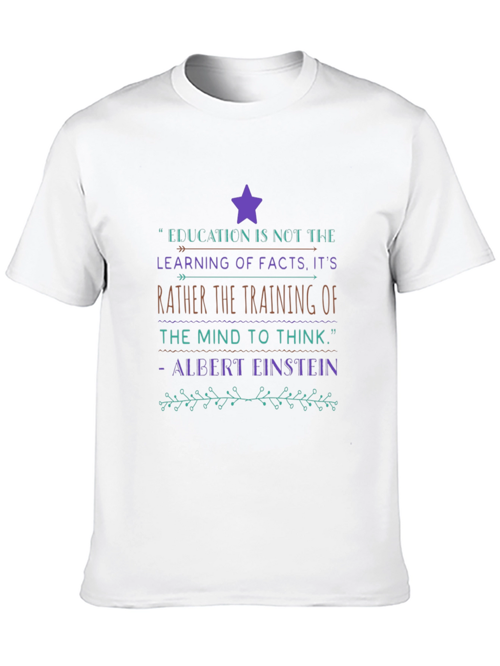 Education Quote Graphic T-Shirt