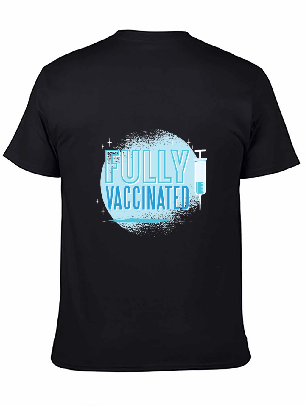 Fully Vaccinated Graphic Tee - Black