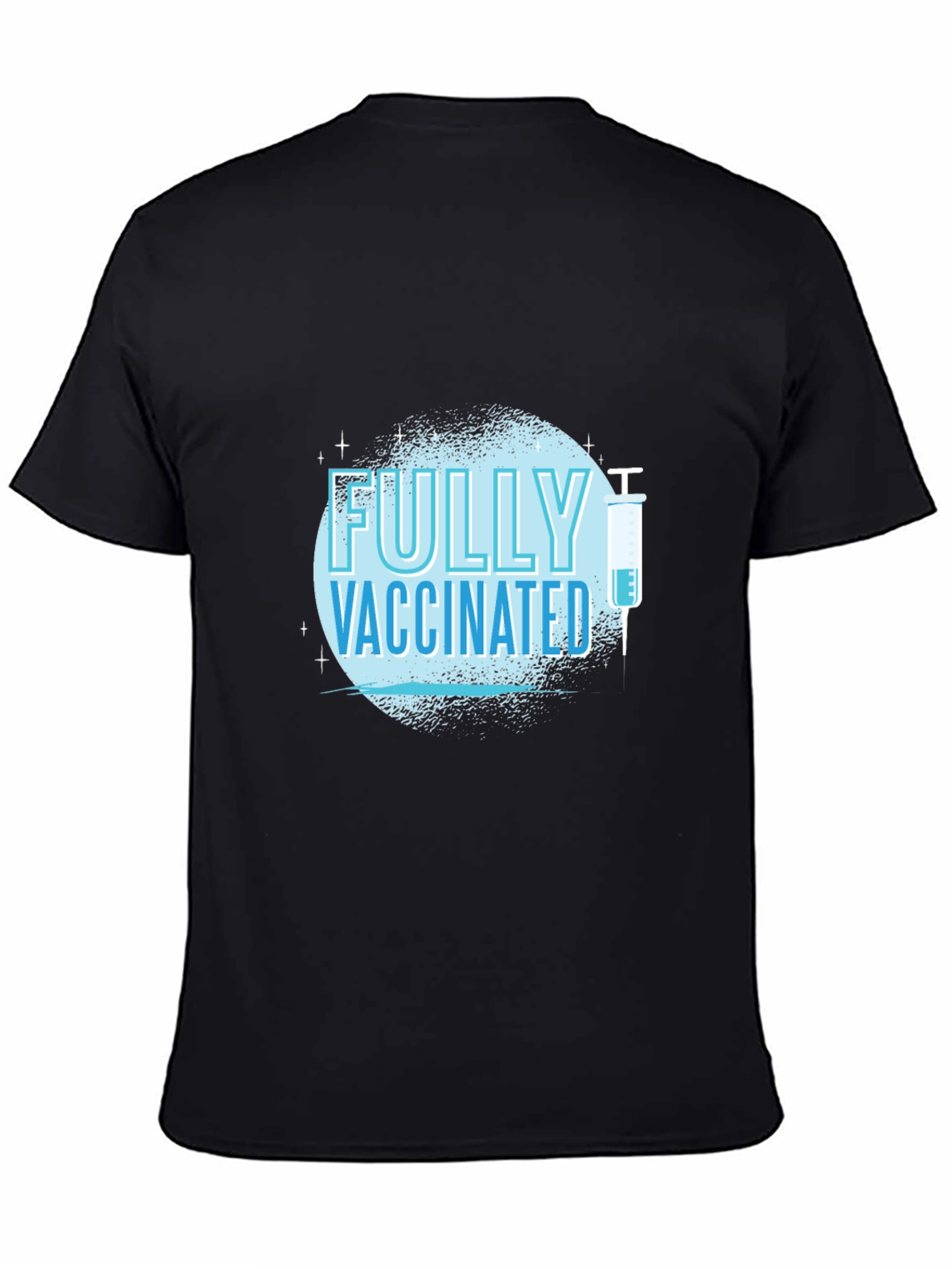 Fully Vaccinated Graphic Tee - Black