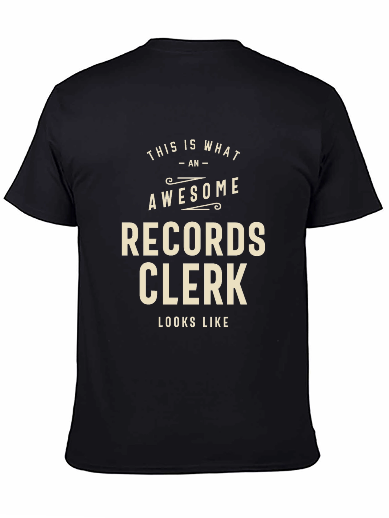 Awesome Records Clerk Graphic T-Shirt