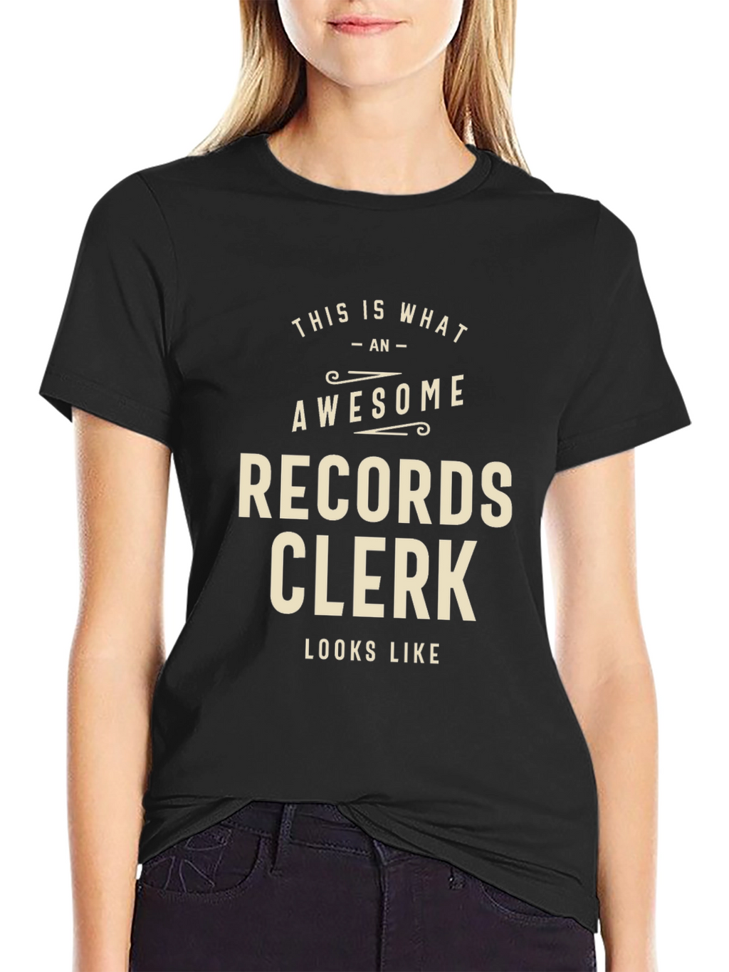 Awesome Records Clerk Graphic T-Shirt