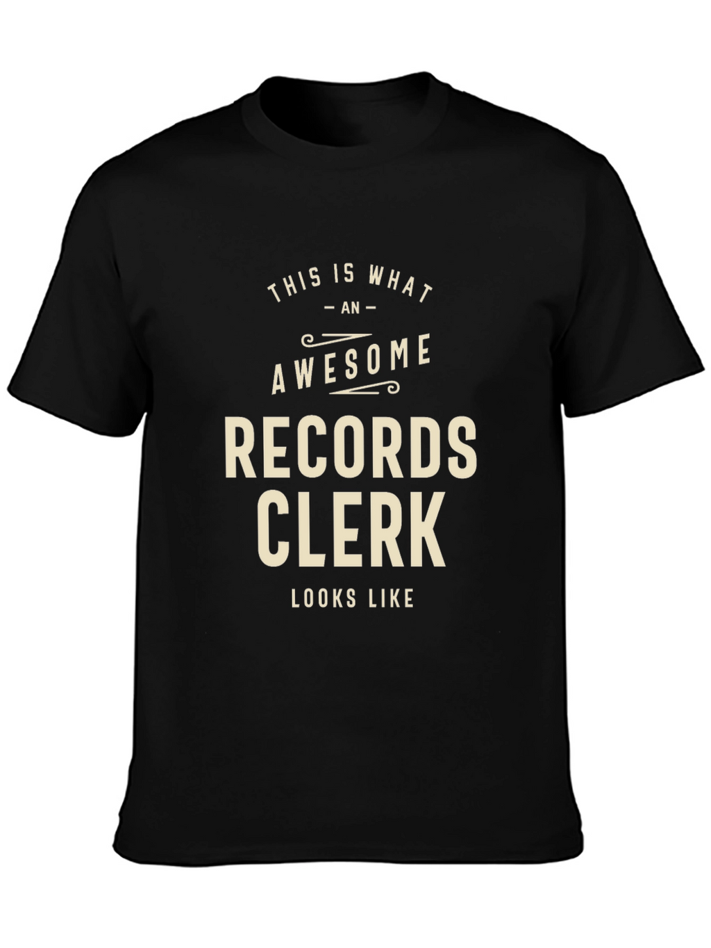 Awesome Records Clerk Graphic T-Shirt