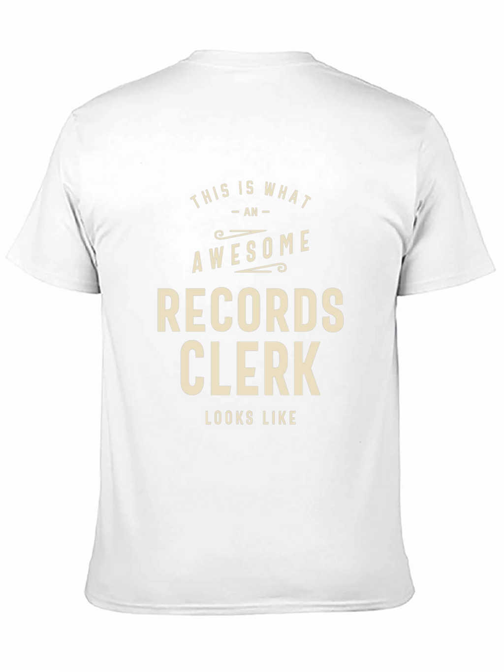 Awesome Records Clerk Graphic T-Shirt