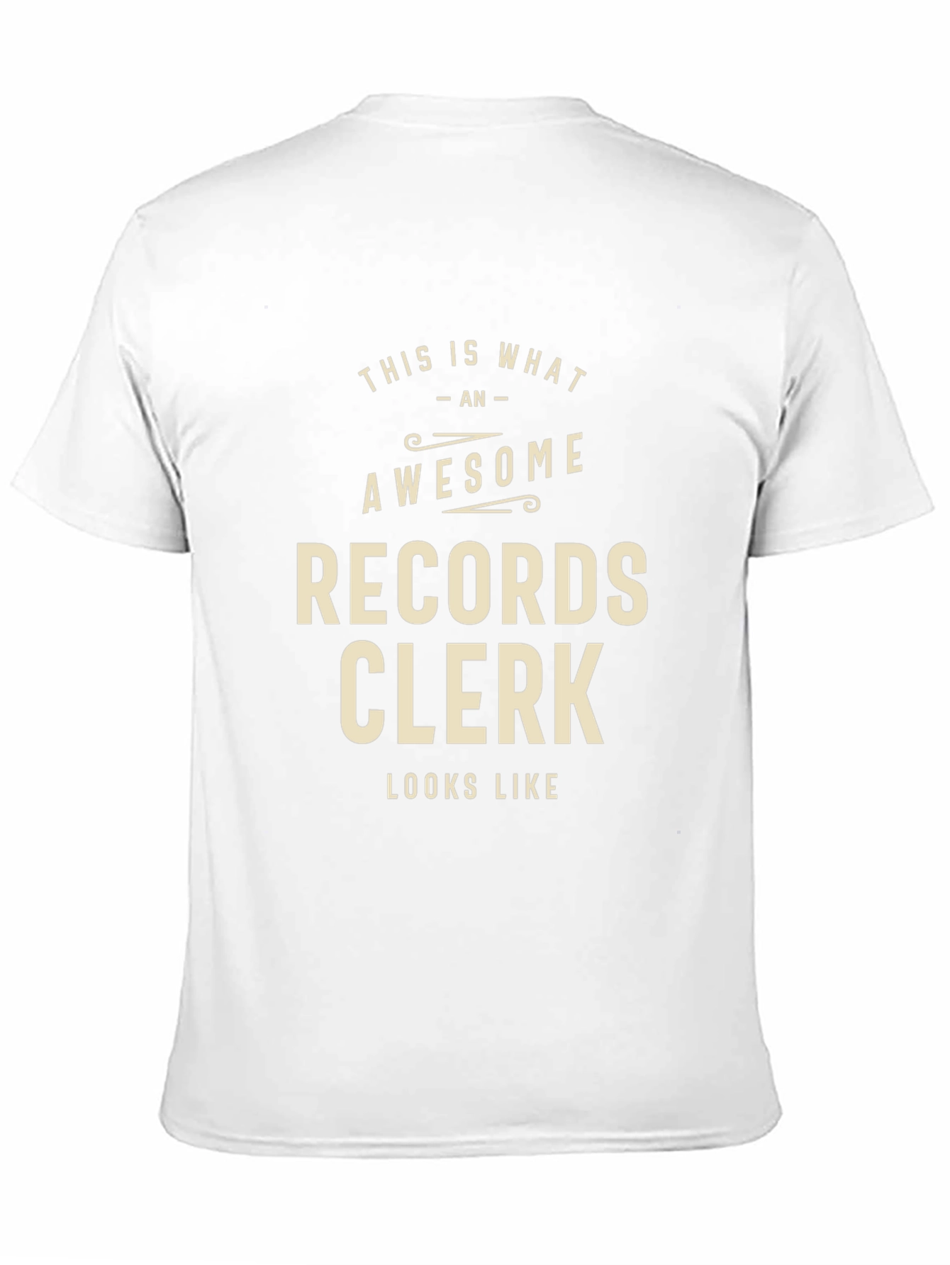 Awesome Records Clerk Graphic T-Shirt