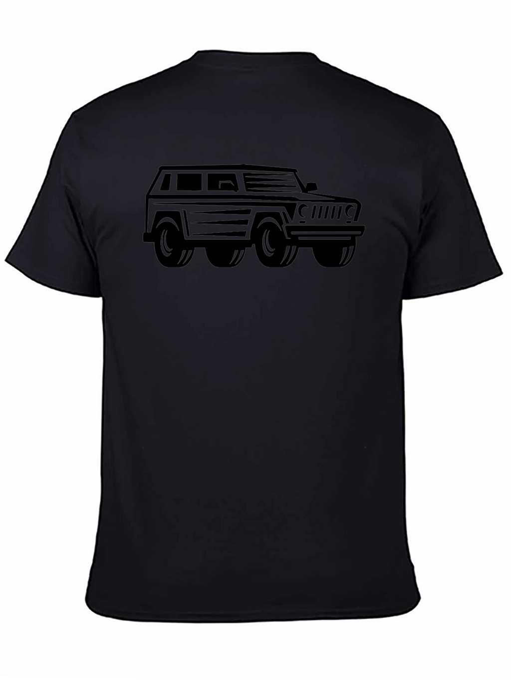 Black Jeep Graphic Tee - Automotive Enthusiast Style