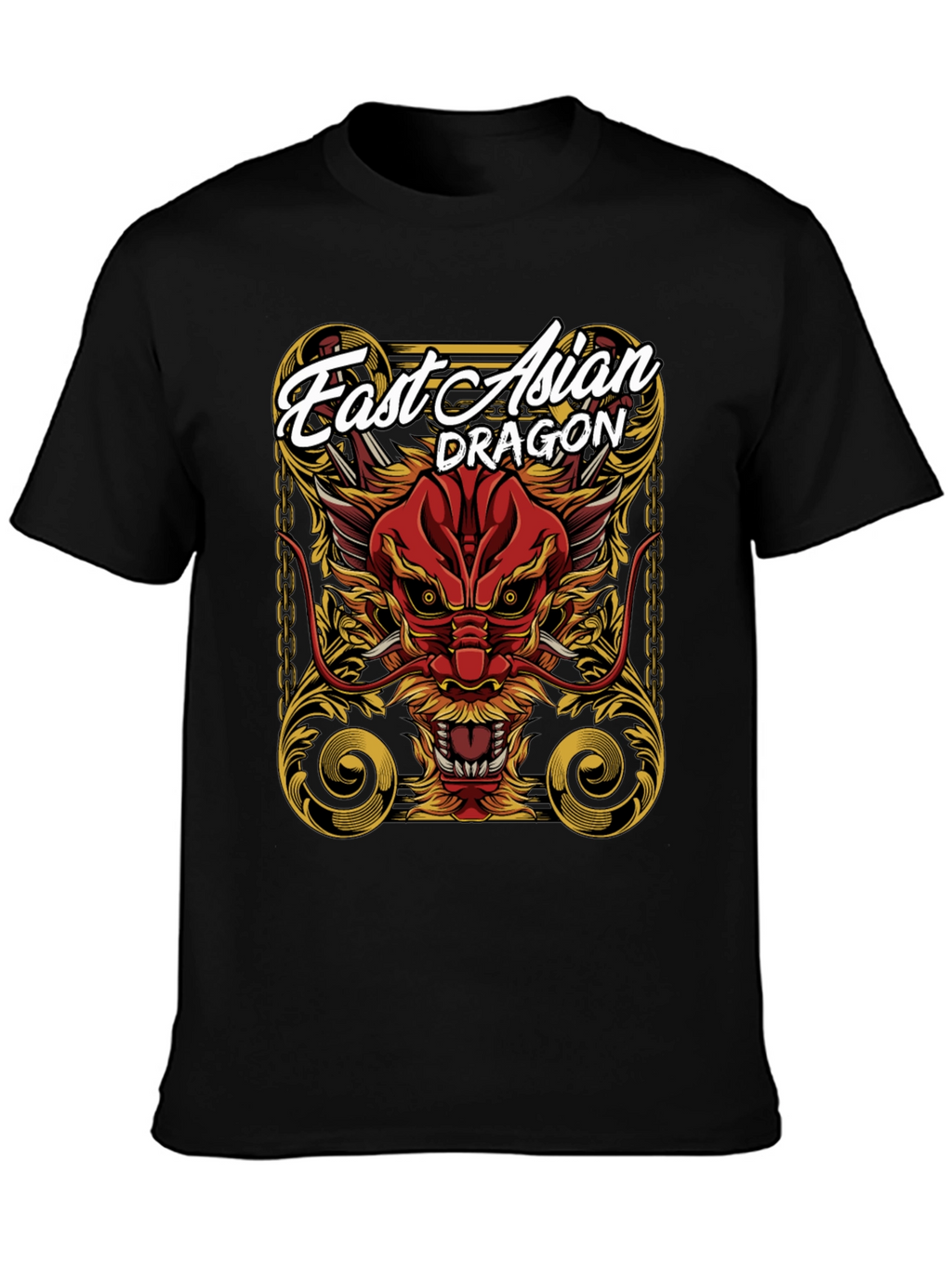 East Asian Dragon Graphic Tee - Bold Statement