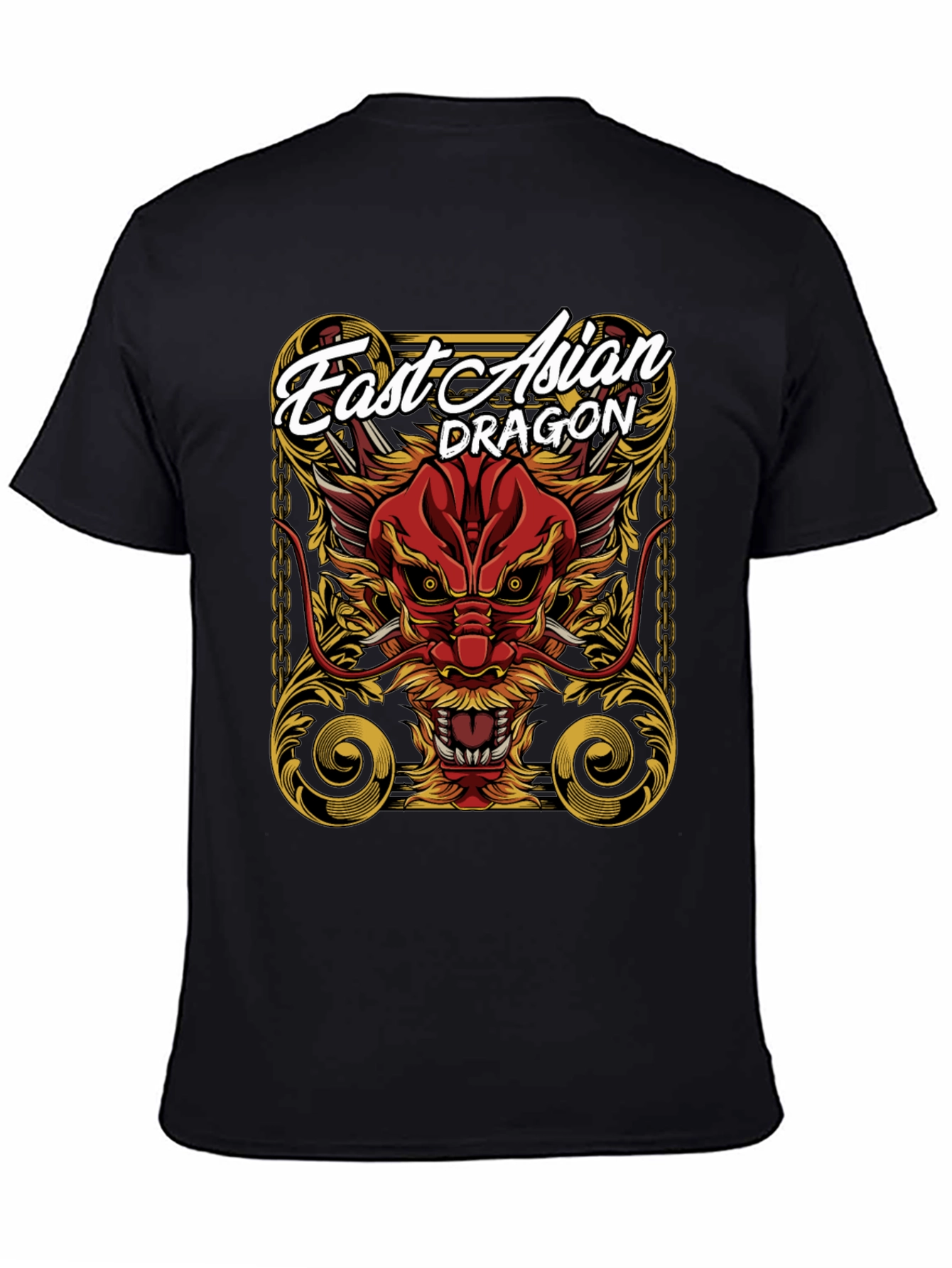 East Asian Dragon Graphic Tee - Bold Statement