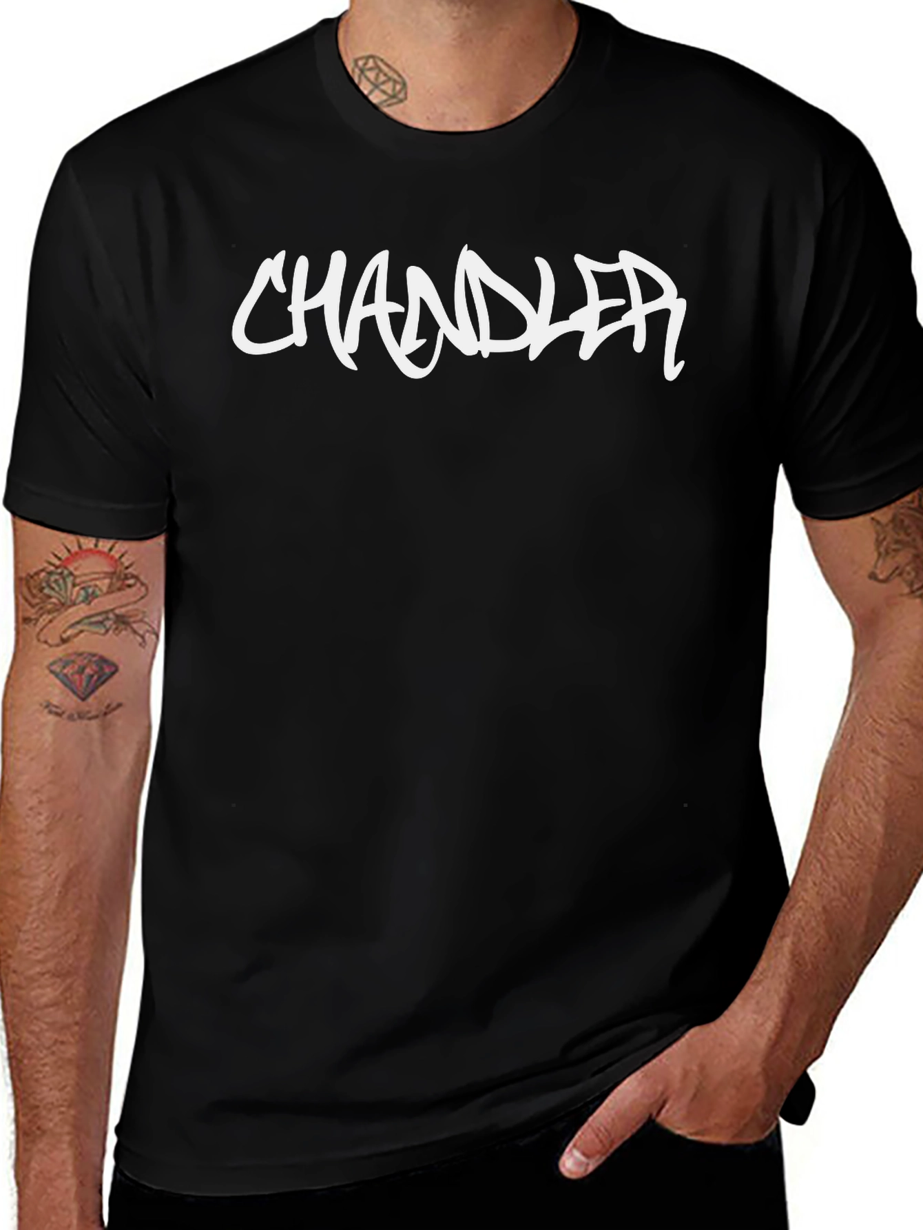Chandler T-Shirt - Black Casual Wear