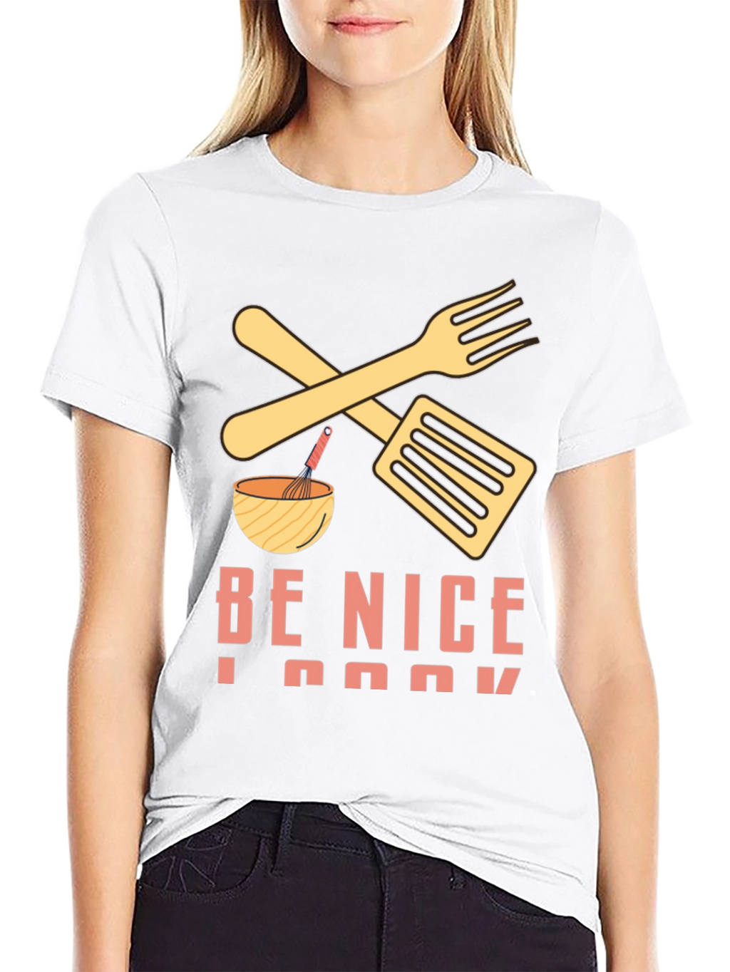 Be Nice I Cook T-Shirt - Funny Kitchen Apparel