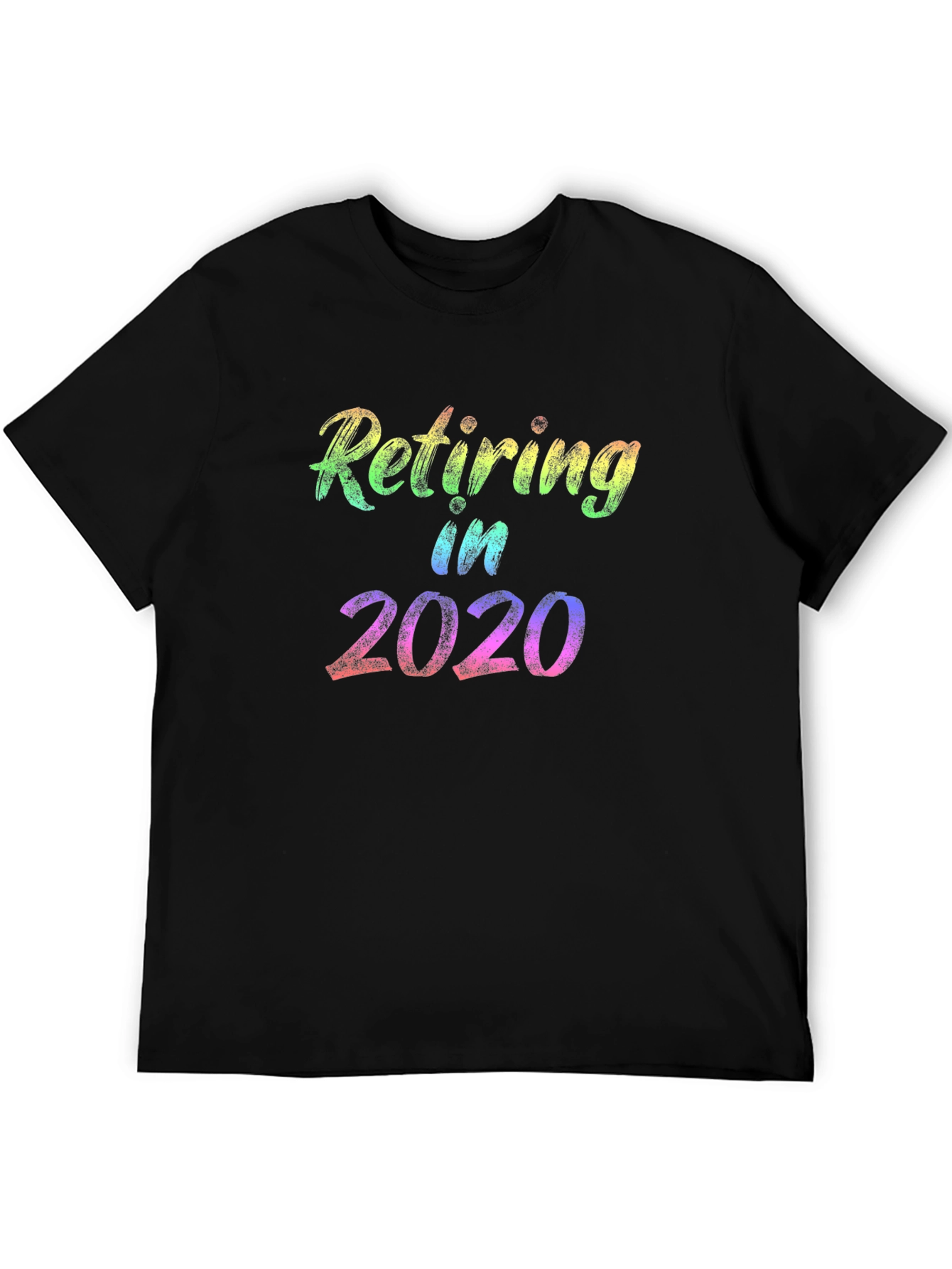 Retiring in 2020 T-Shirt Colorful Design