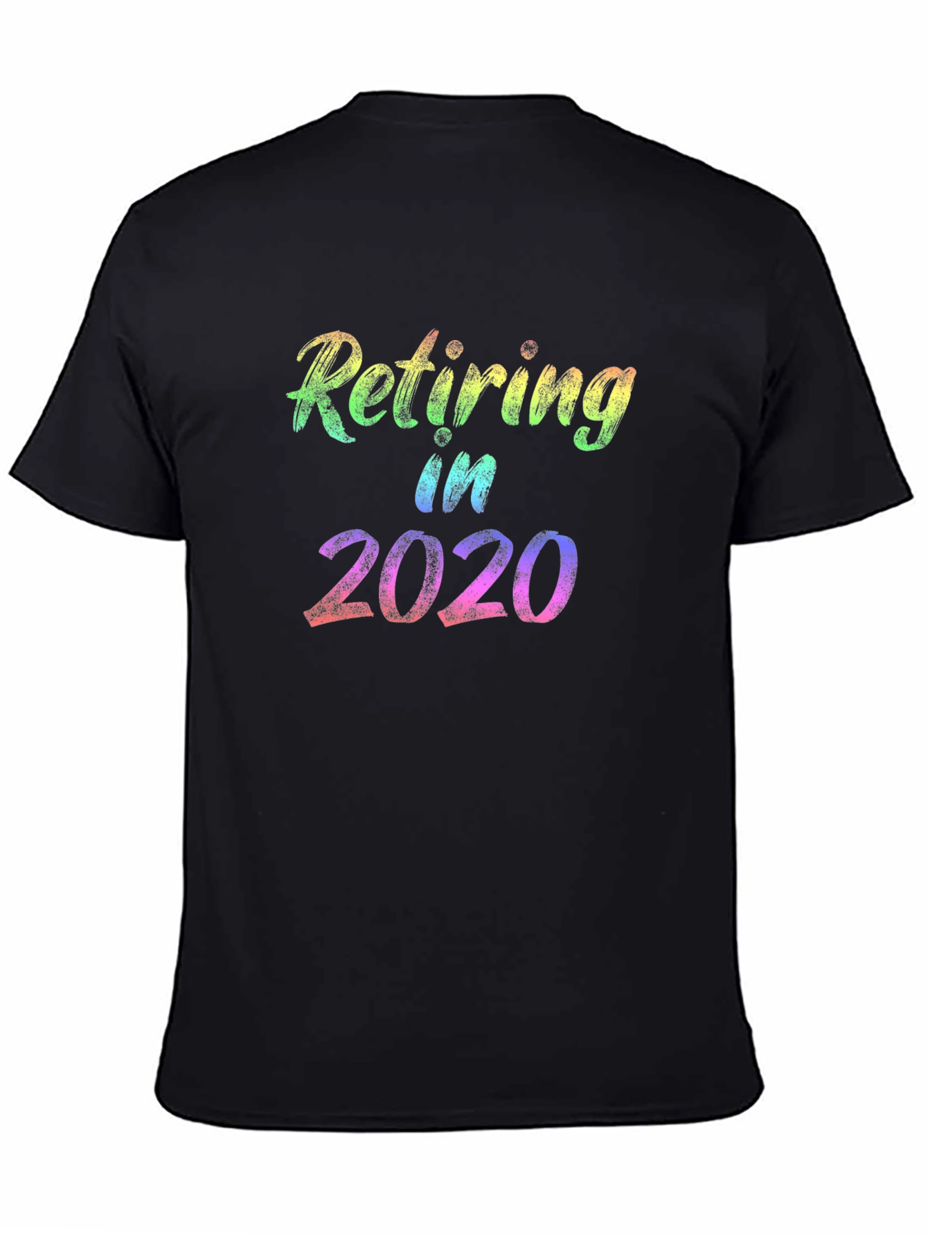 Retiring in 2020 T-Shirt Colorful Design