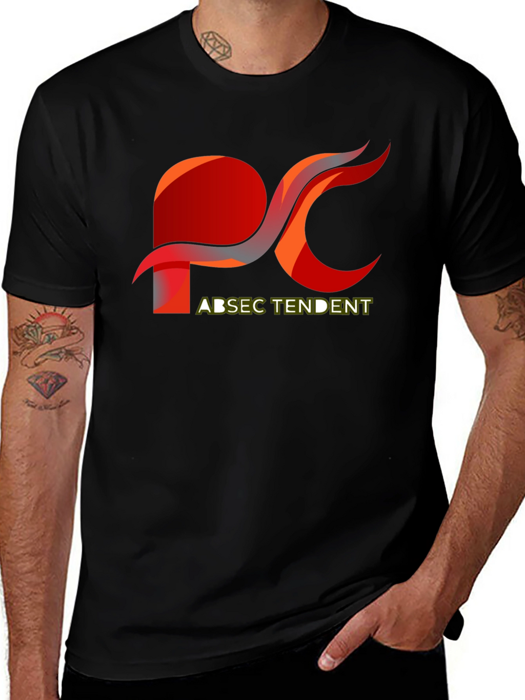 PC Absce Tendet Black T-Shirt