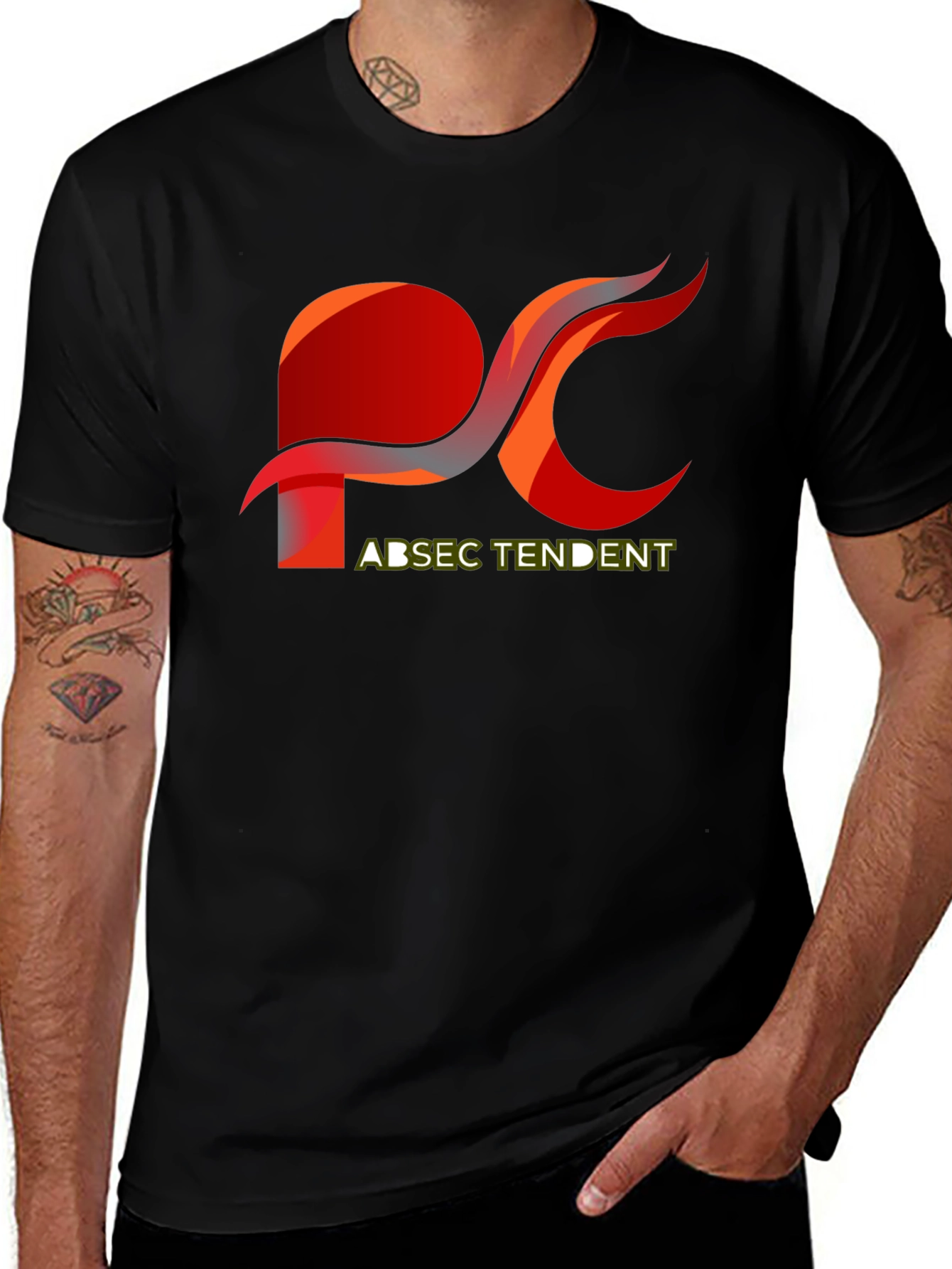 PC Absce Tendet Black T-Shirt