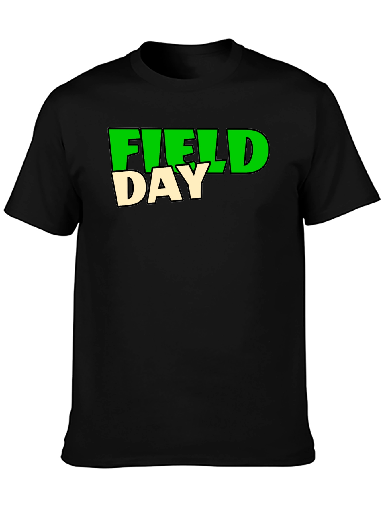 Field Day Graphic T-Shirt - Black