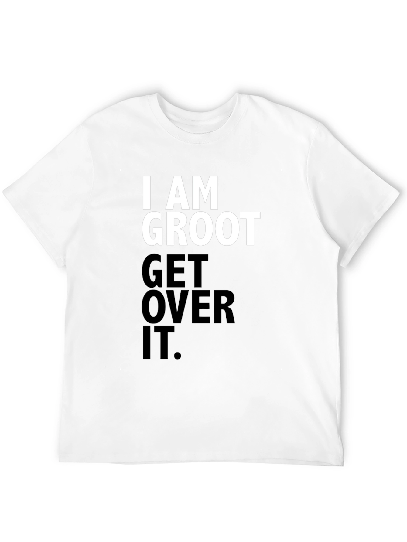I am Groot T-Shirt - Get Over It - Black