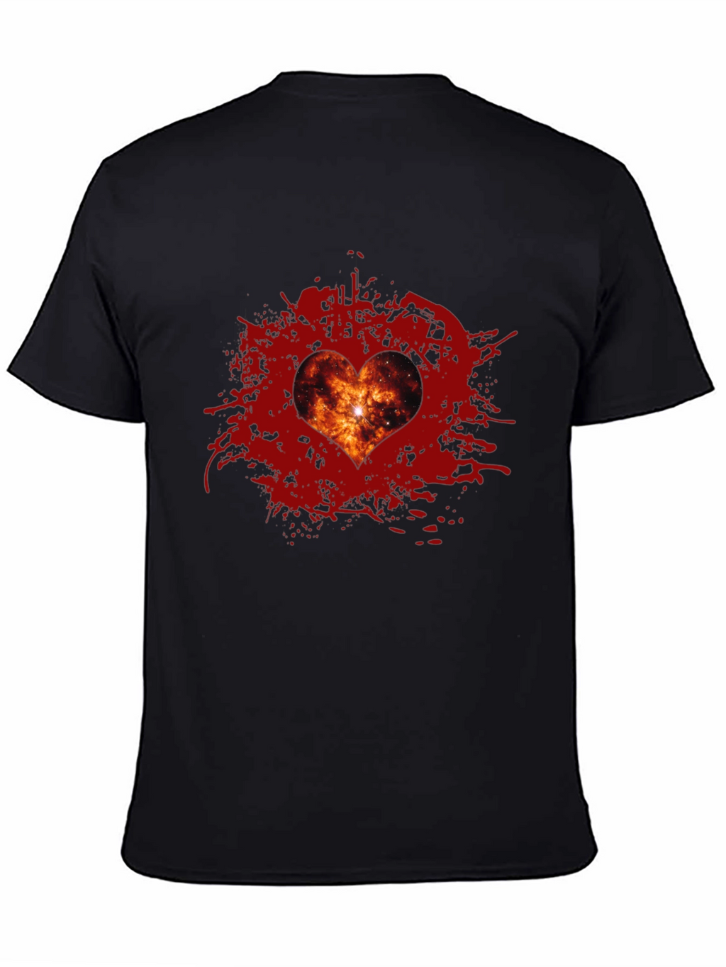 Galaxy Heart T-Shirt - Stylish Graphic Tee