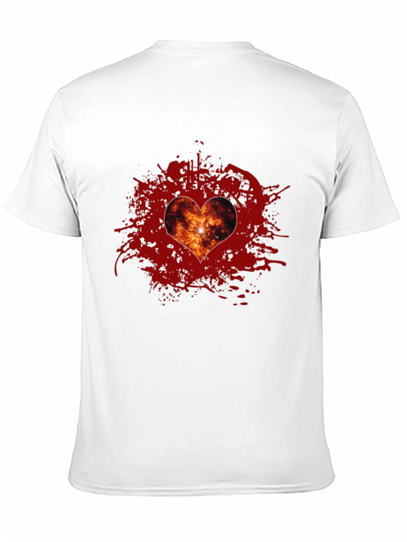 Galaxy Heart T-Shirt - Stylish Graphic Tee