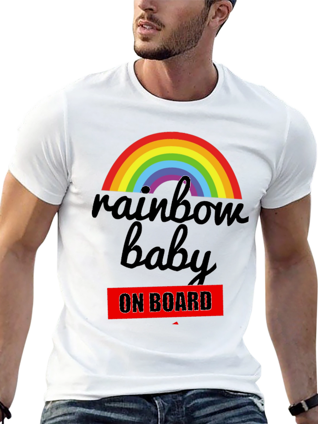 Rainbow Baby On Board T-Shirt