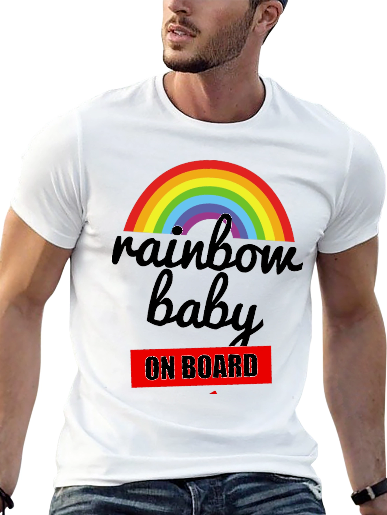 Rainbow Baby On Board T-Shirt