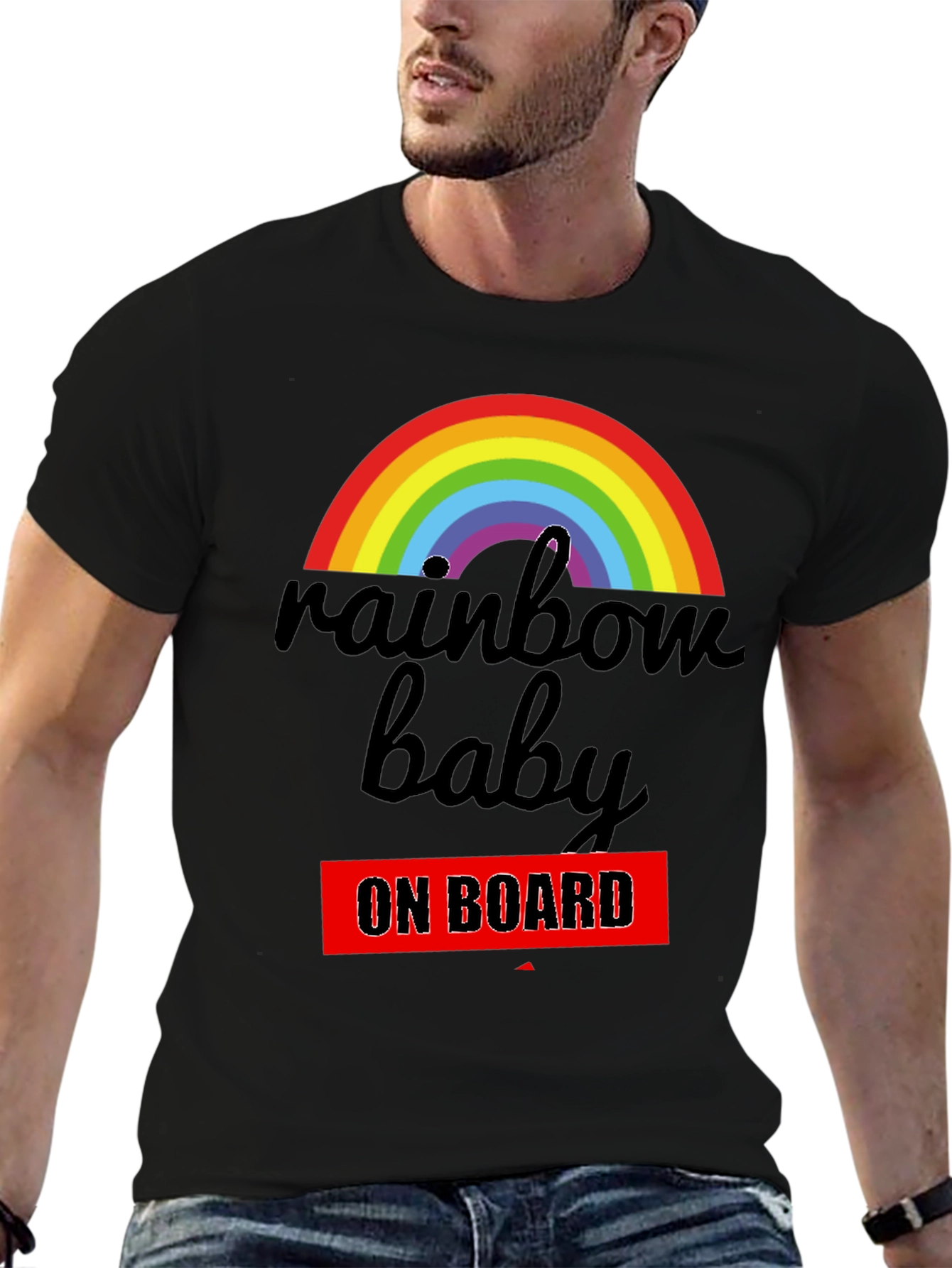 Rainbow Baby On Board T-Shirt