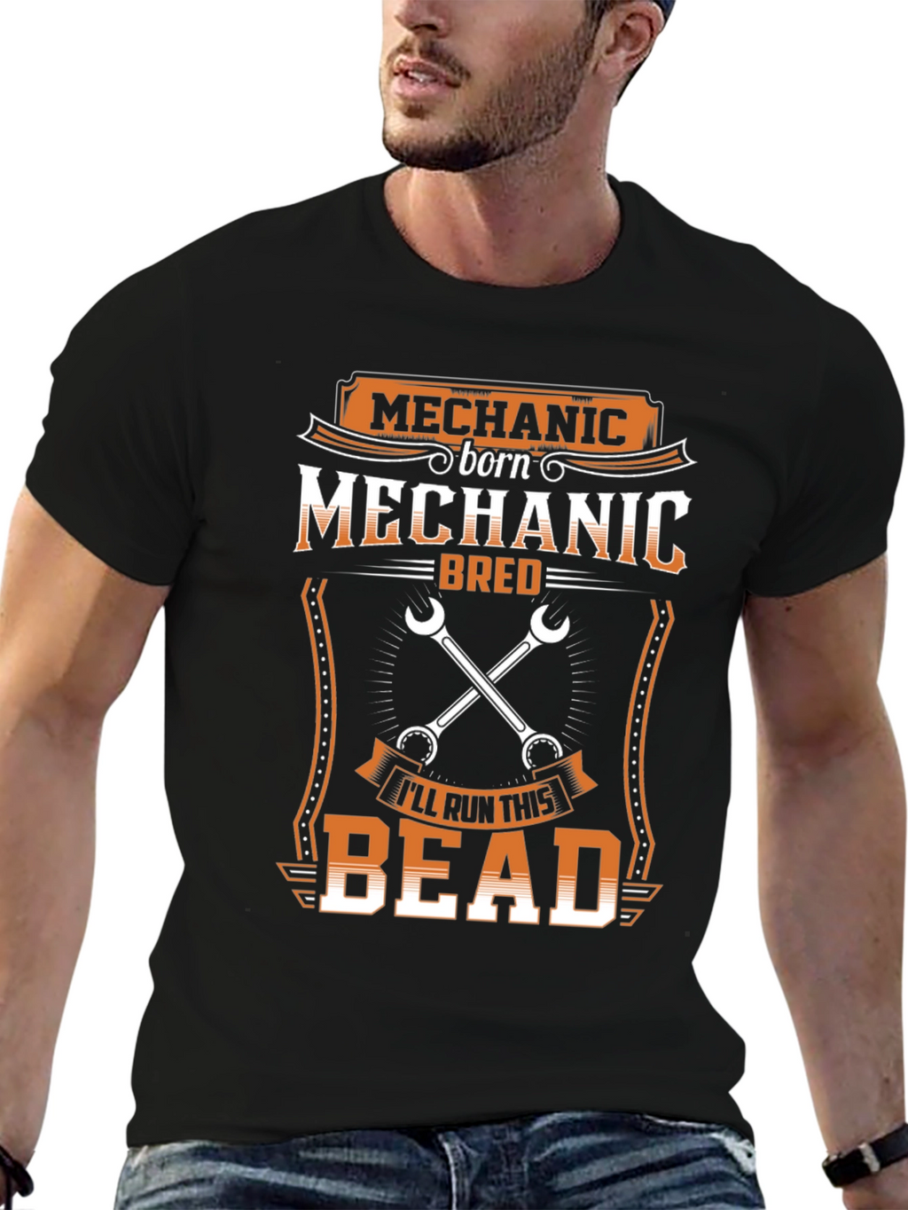 Mechanic Born Mechanic Bred T-Shirt