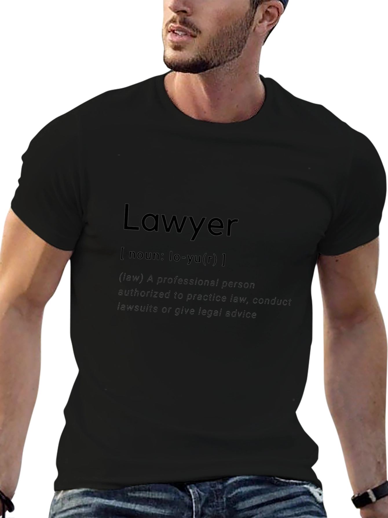 Lawyer Definition T-Shirt - Black Profession Pride