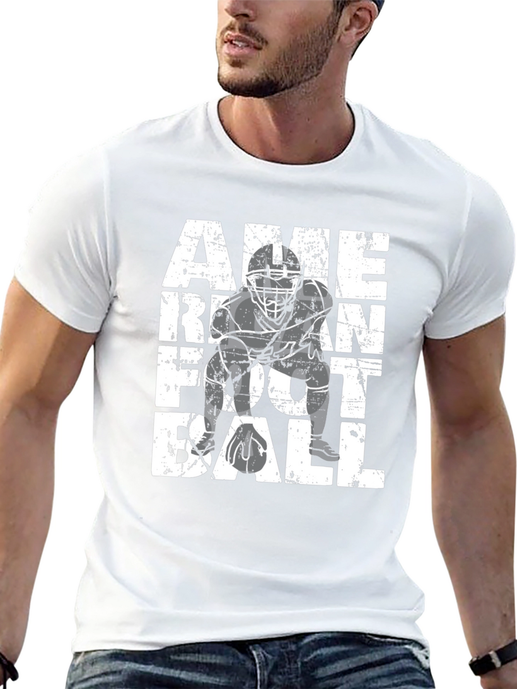 American Football Graphic T-Shirt
