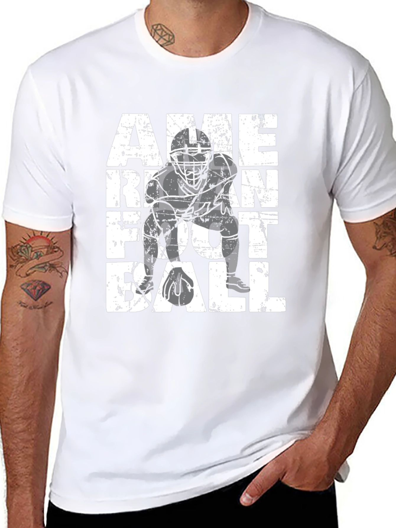 American Football Graphic T-Shirt